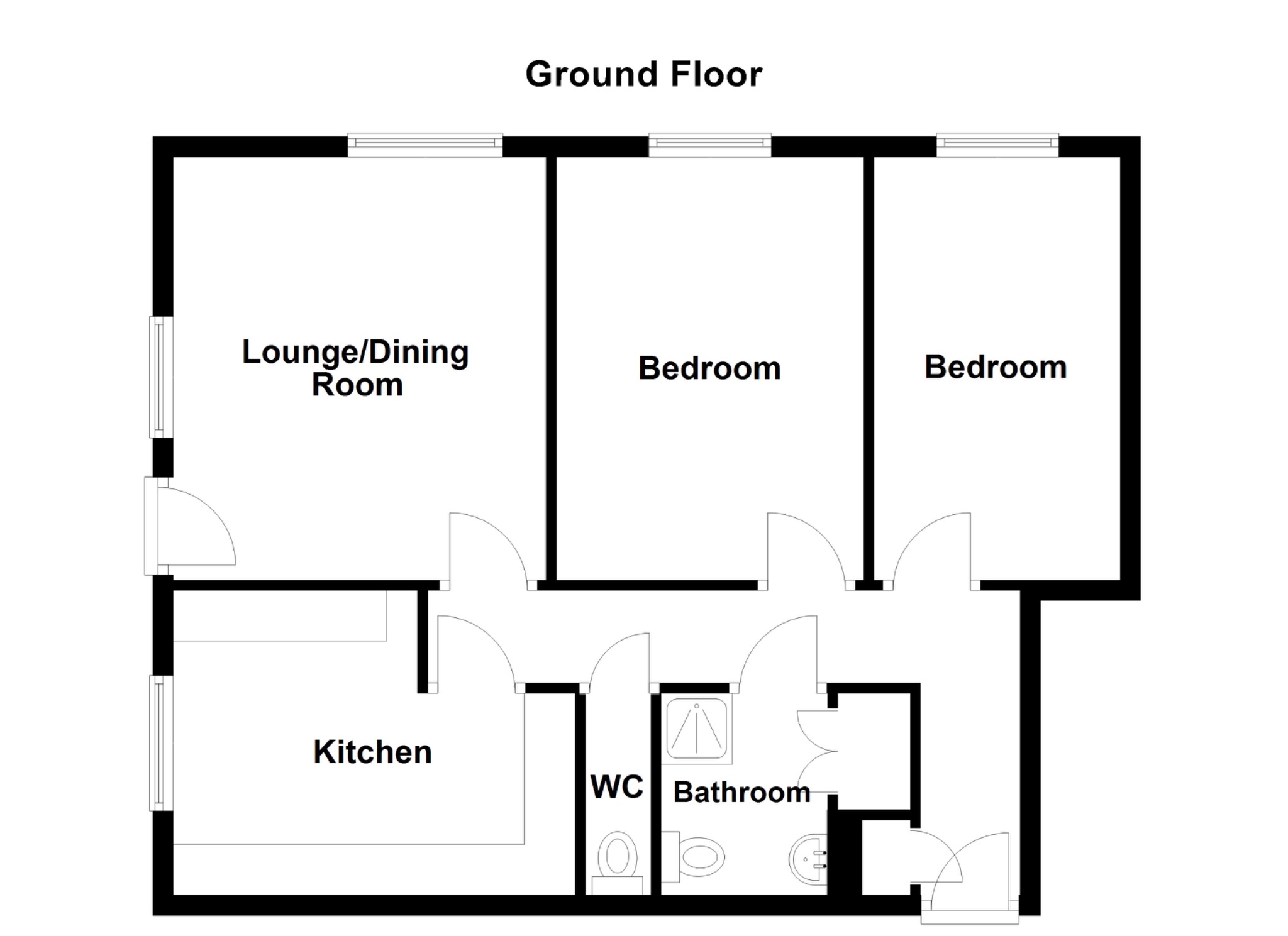 Flat 19, Lewis Court, Northfleet floorplan