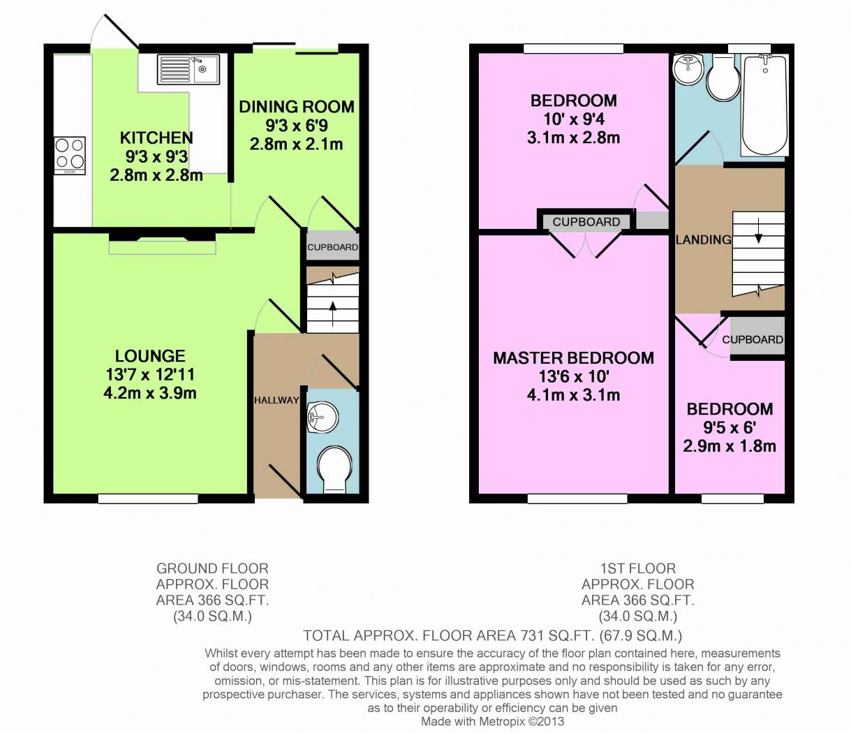 3 Bedrooms Terraced house to rent in Tees Close, Farnborough, Hampshire GU14