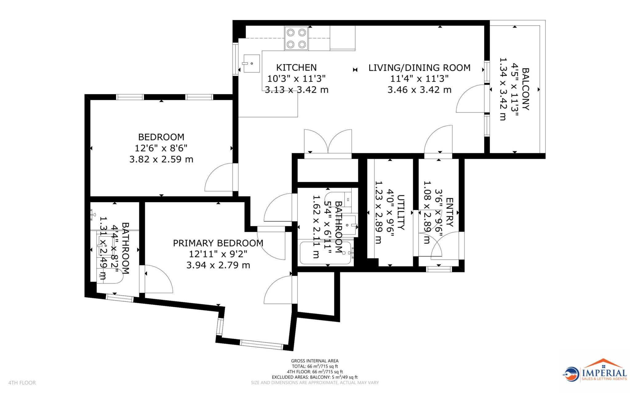 65, Hanworth Road, Hounslow floorplan