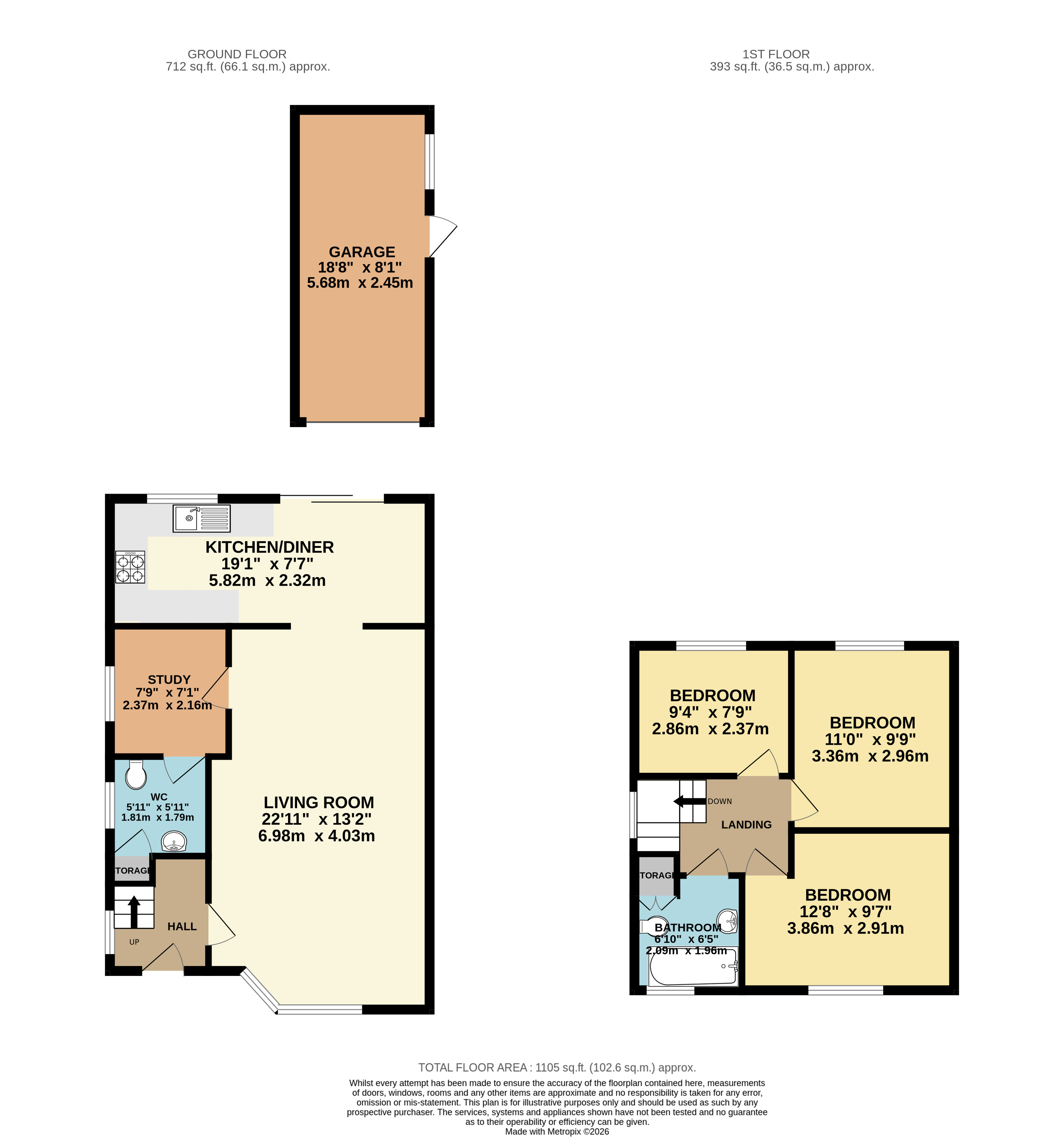 8, Lakewood Road, Bristol floorplan