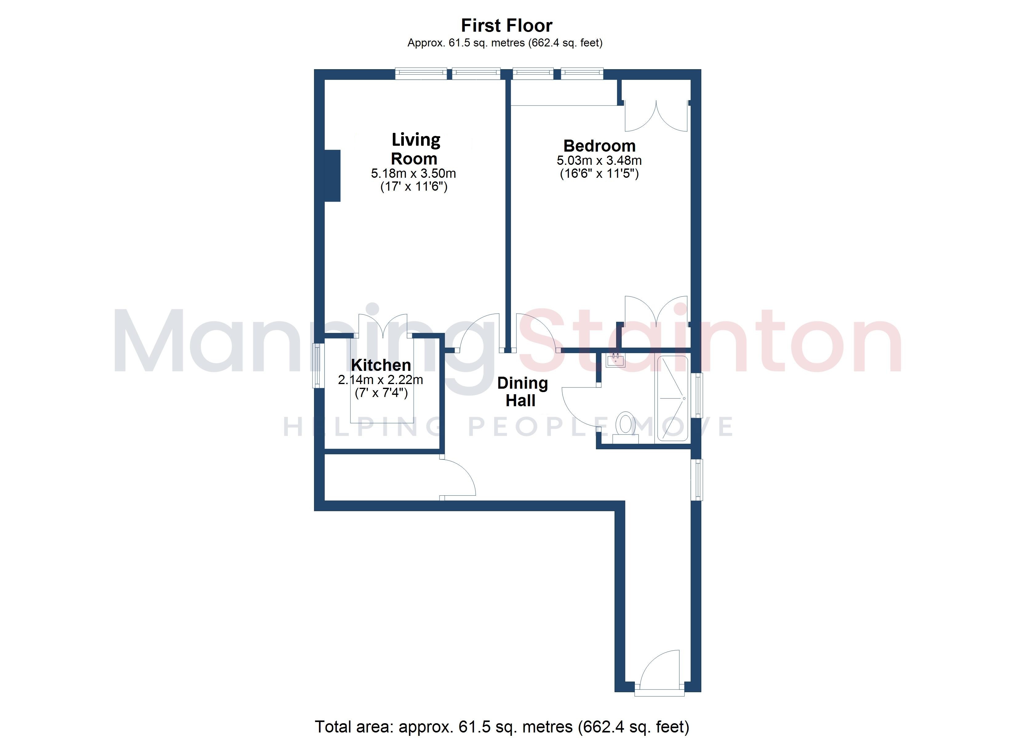17, Rosewood Court, Roundhay floorplan