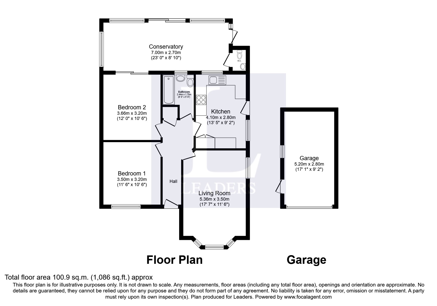 227, Worcester Road, Worcestershire floorplan