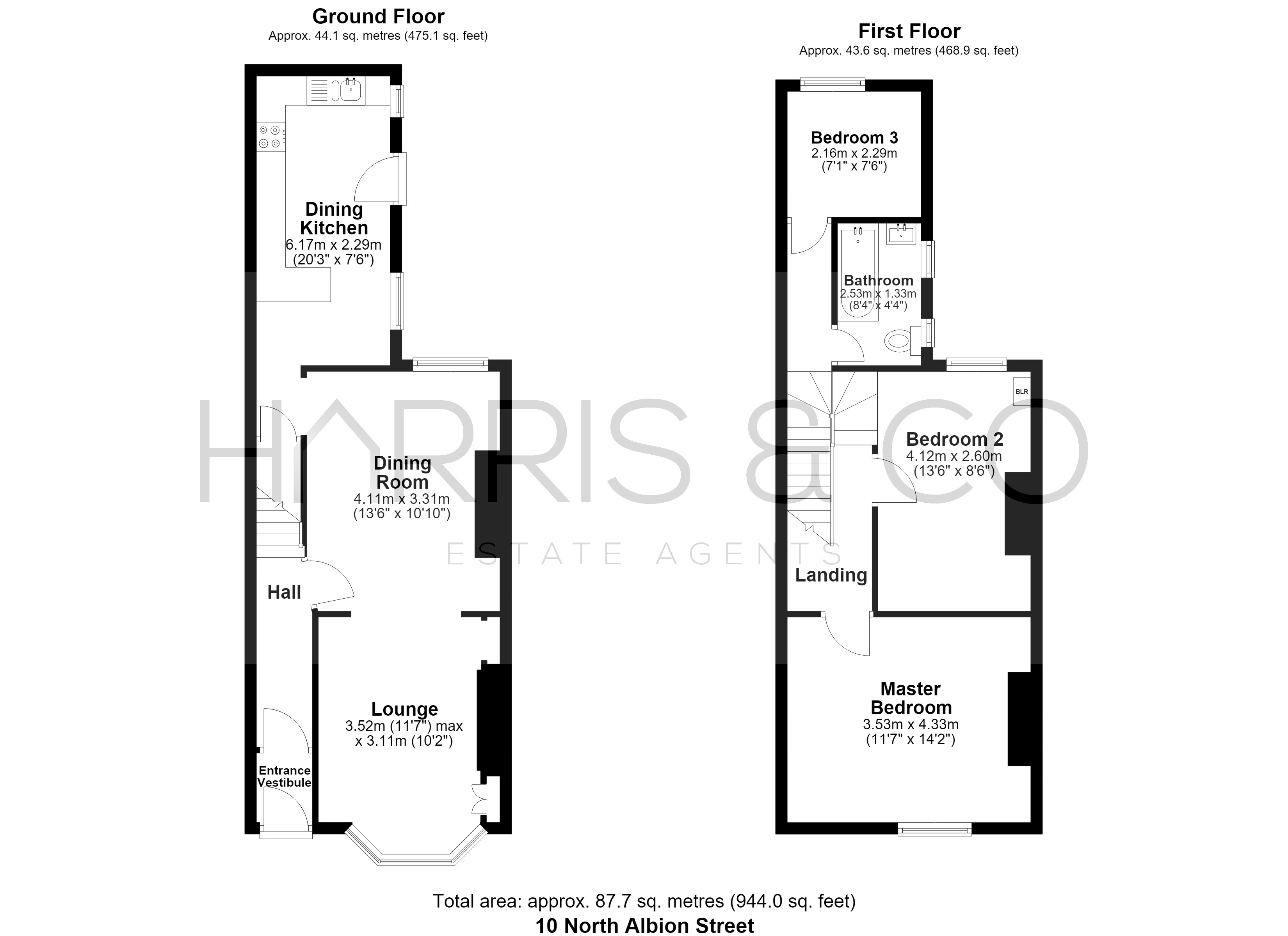 10, North Albion Street, Lancashire floorplan