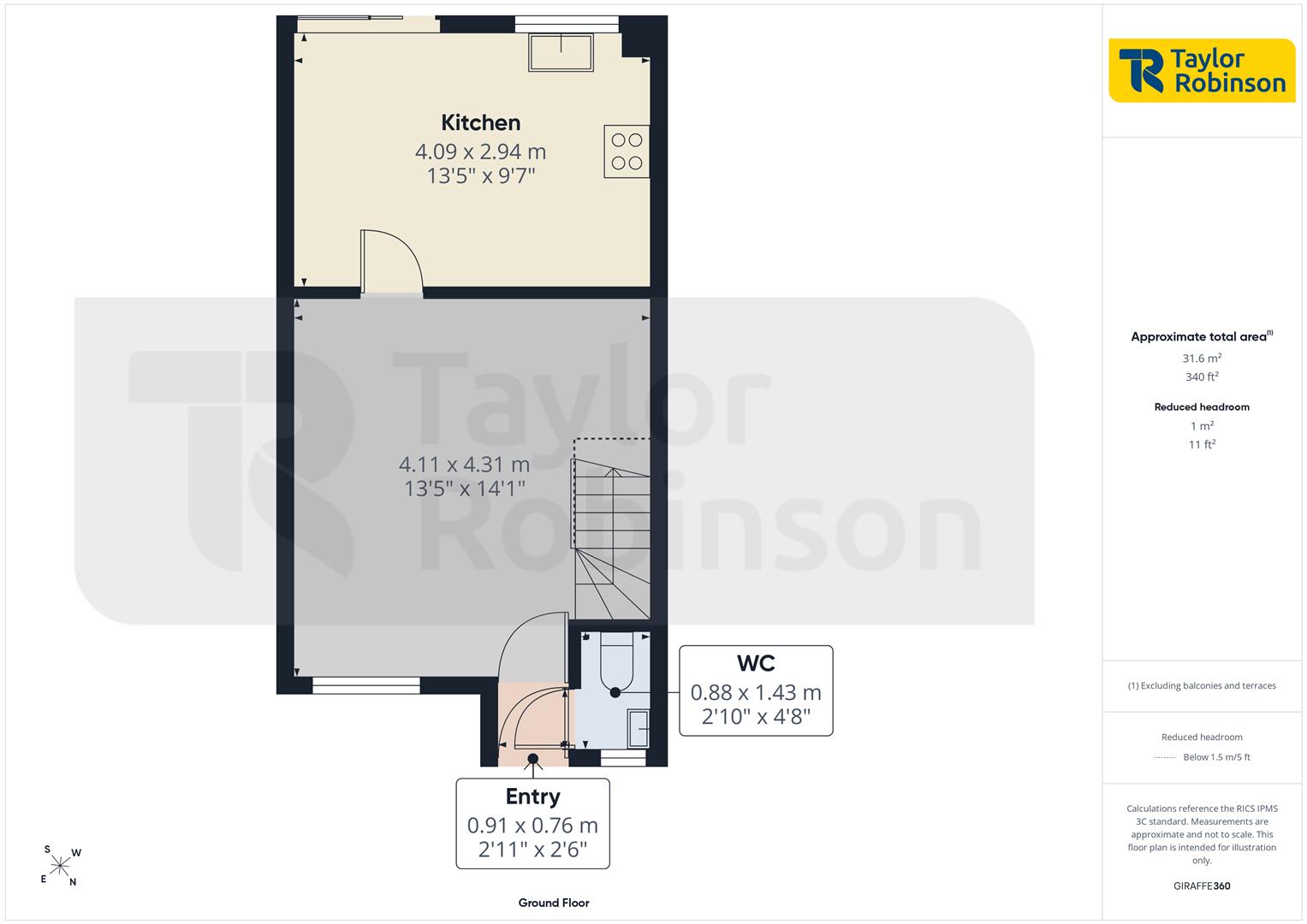 6, Chapman Road, Crawley floorplan