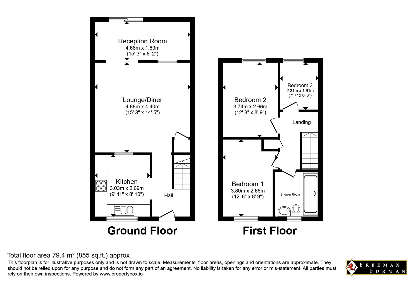61, Tollwood Park, East Sussex floorplan