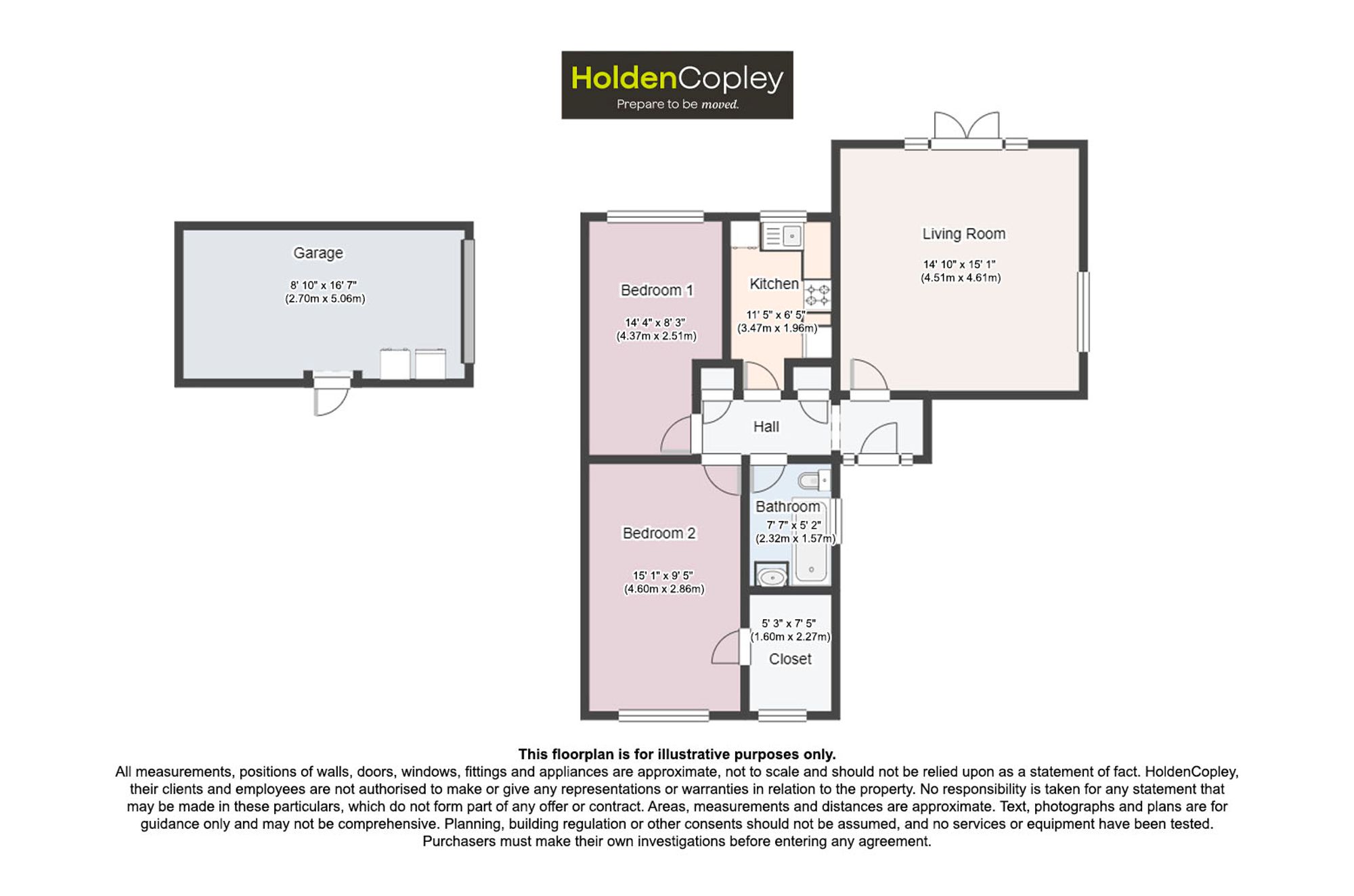 55 Quantock Road, Nottingham floorplan