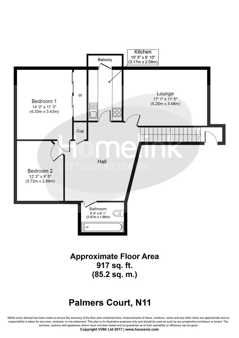 Palmers Court, New Southgate floorplan