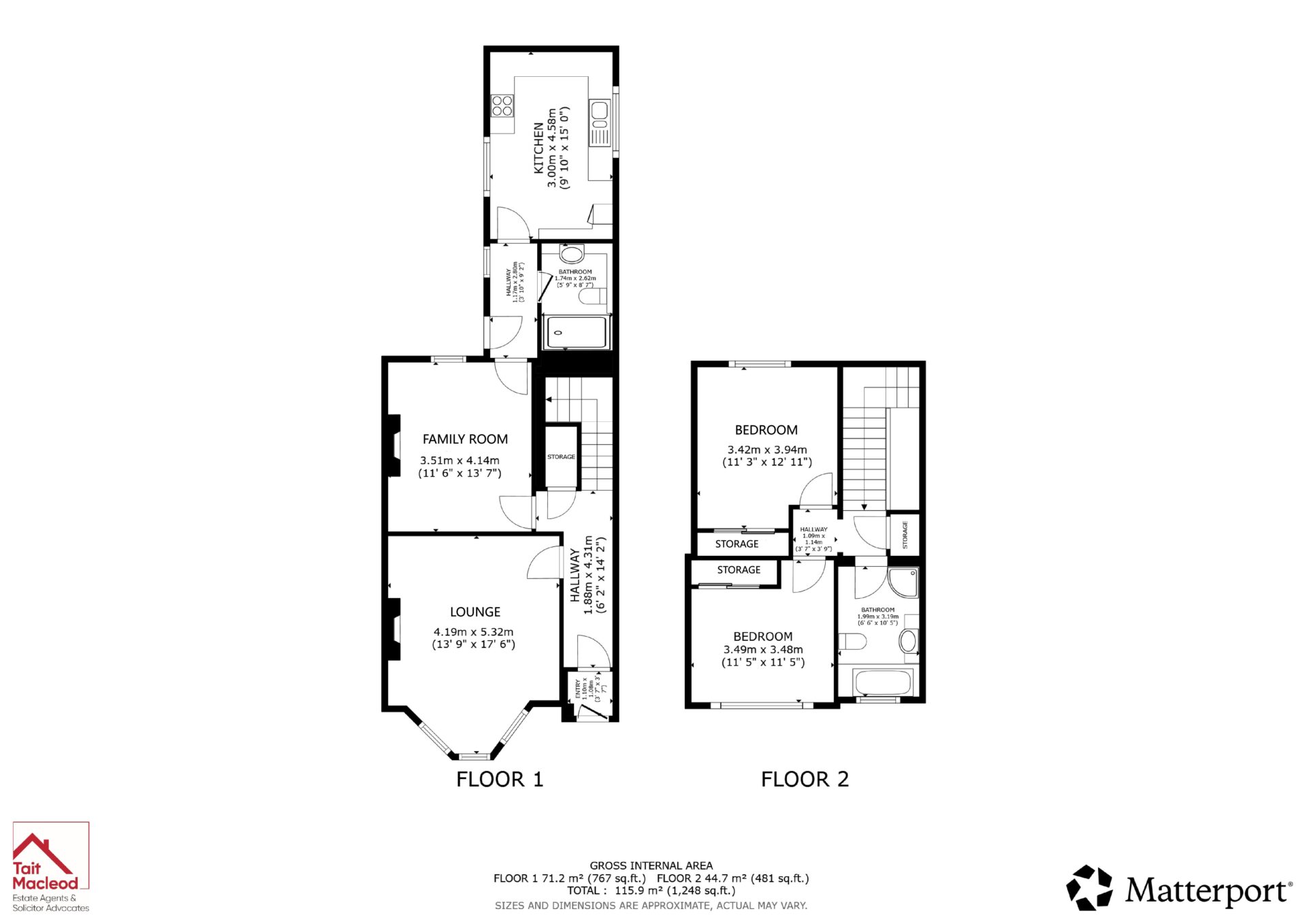 71, Dorrator Road, Falkirk floorplan