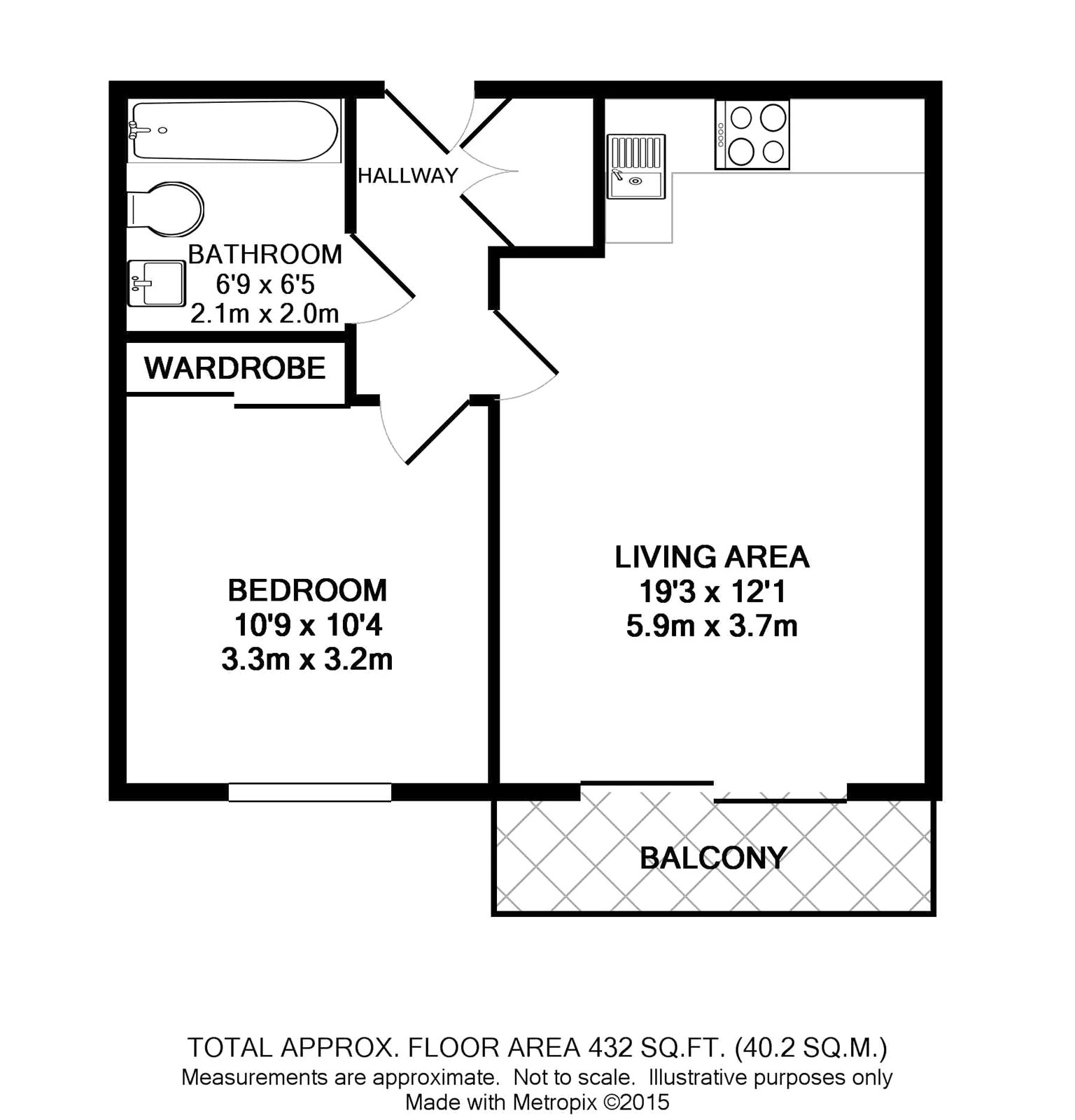 1 Bedrooms Flat to rent in Cygnet House, Drake Way, Reading RG2