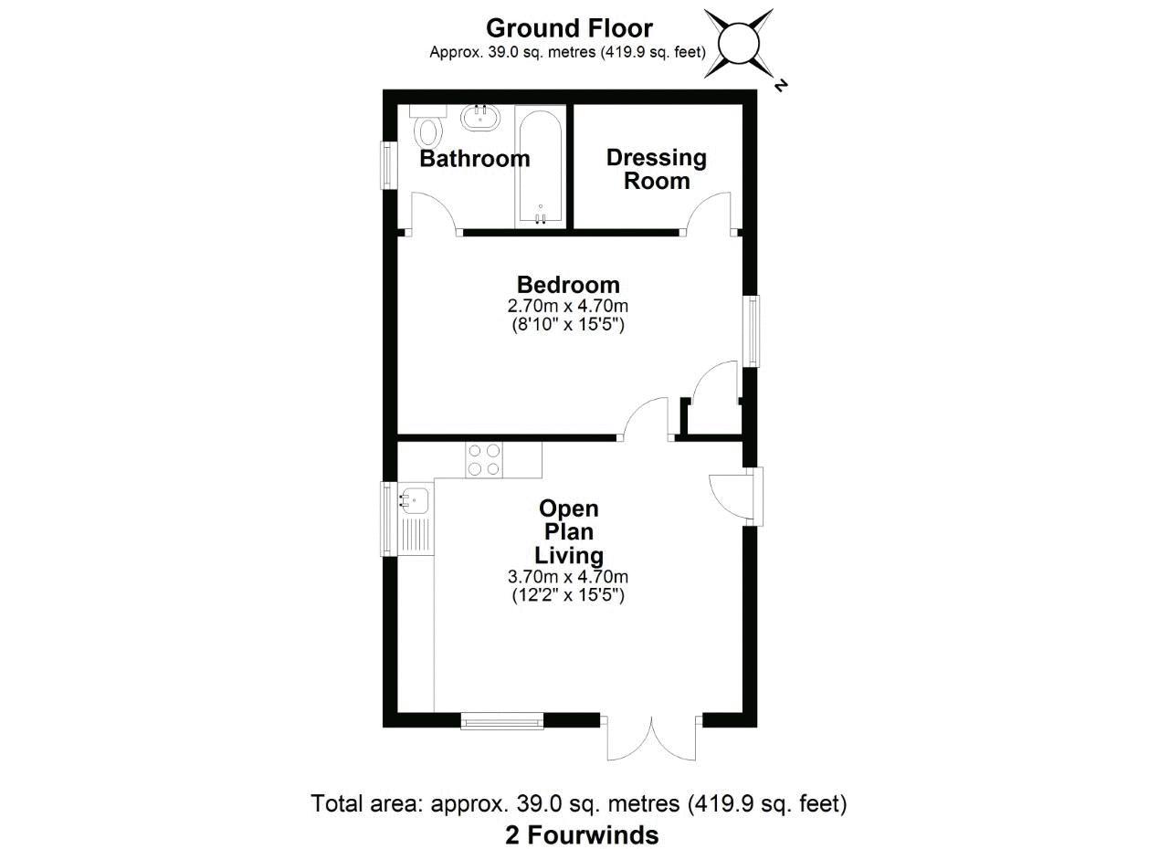 2, Four Winds Park, Broseley floorplan