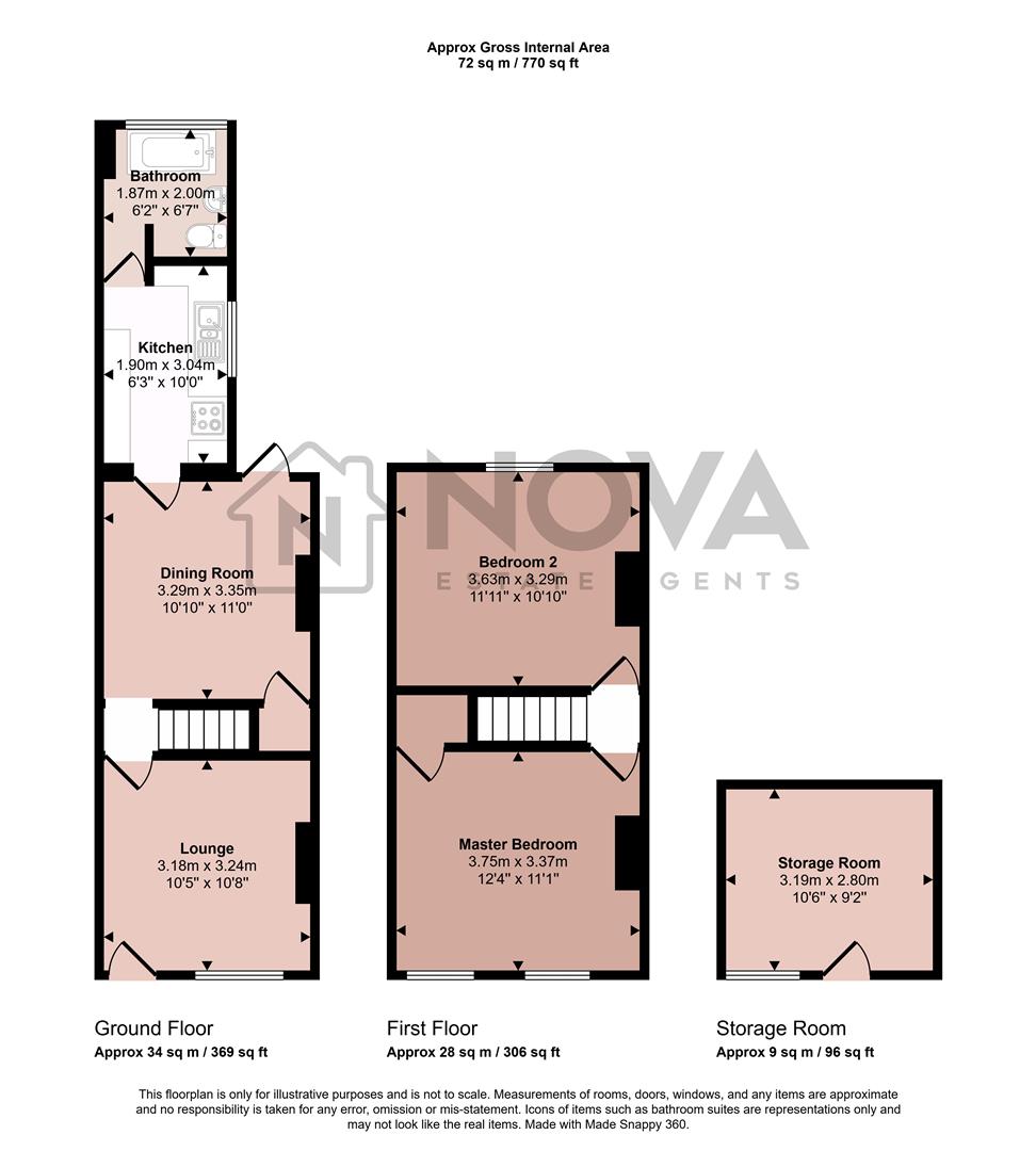 63, Norman Road, Luton floorplan