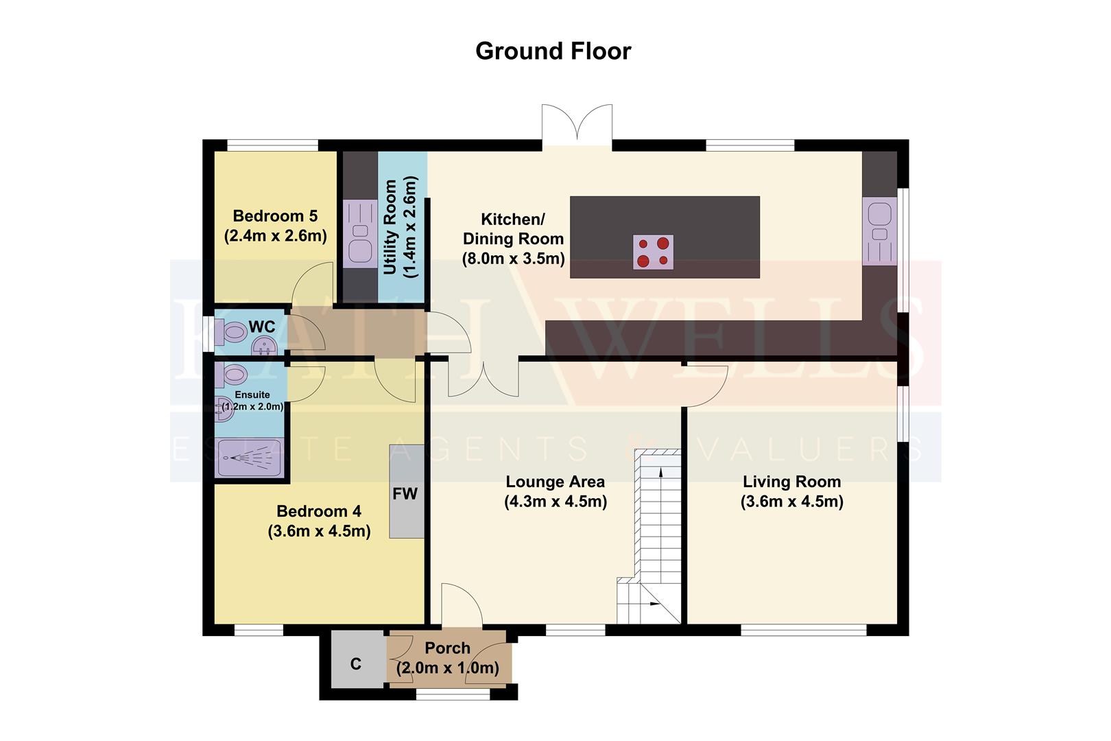 Garden Cottage, 16, Forge Row, Leeds floorplan