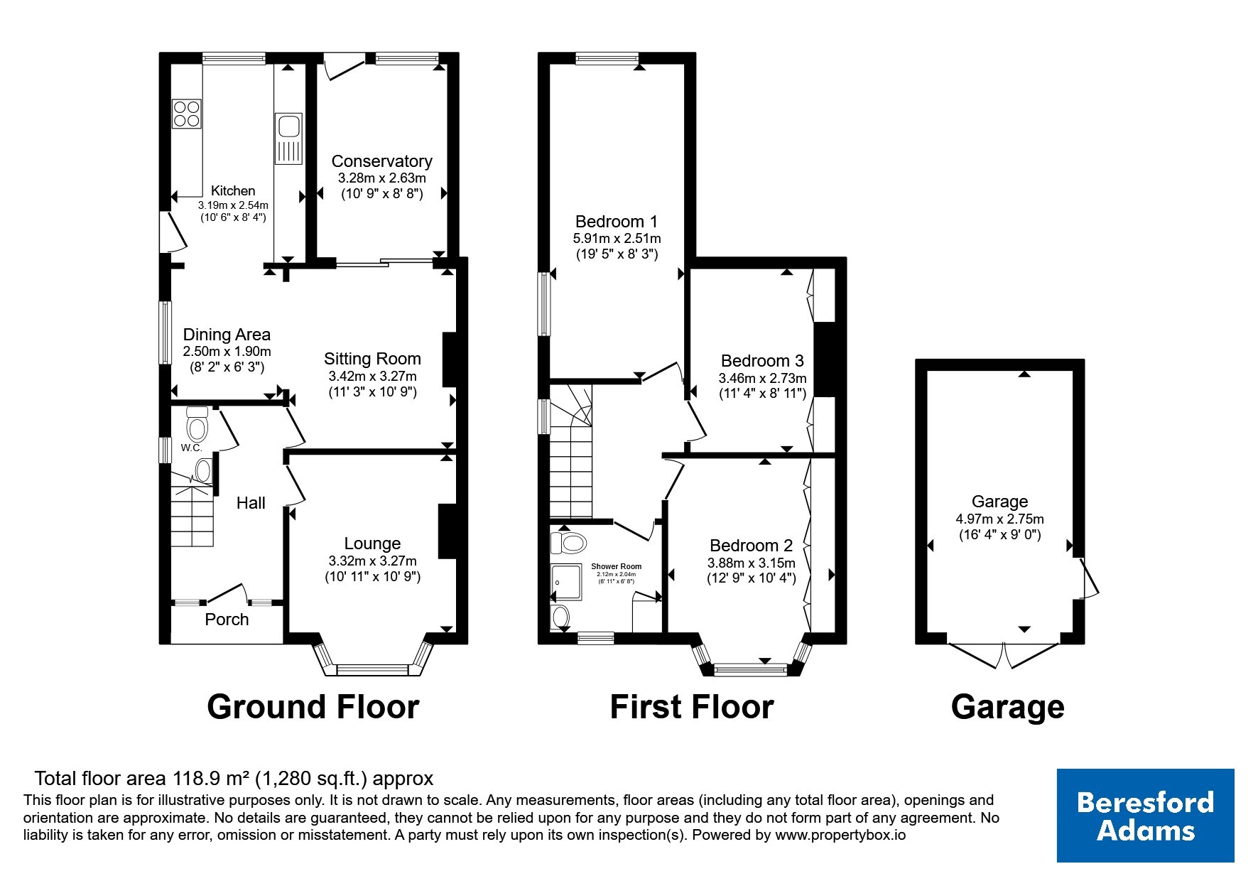 29, Glyndwr Road, Colwyn Bay floorplan