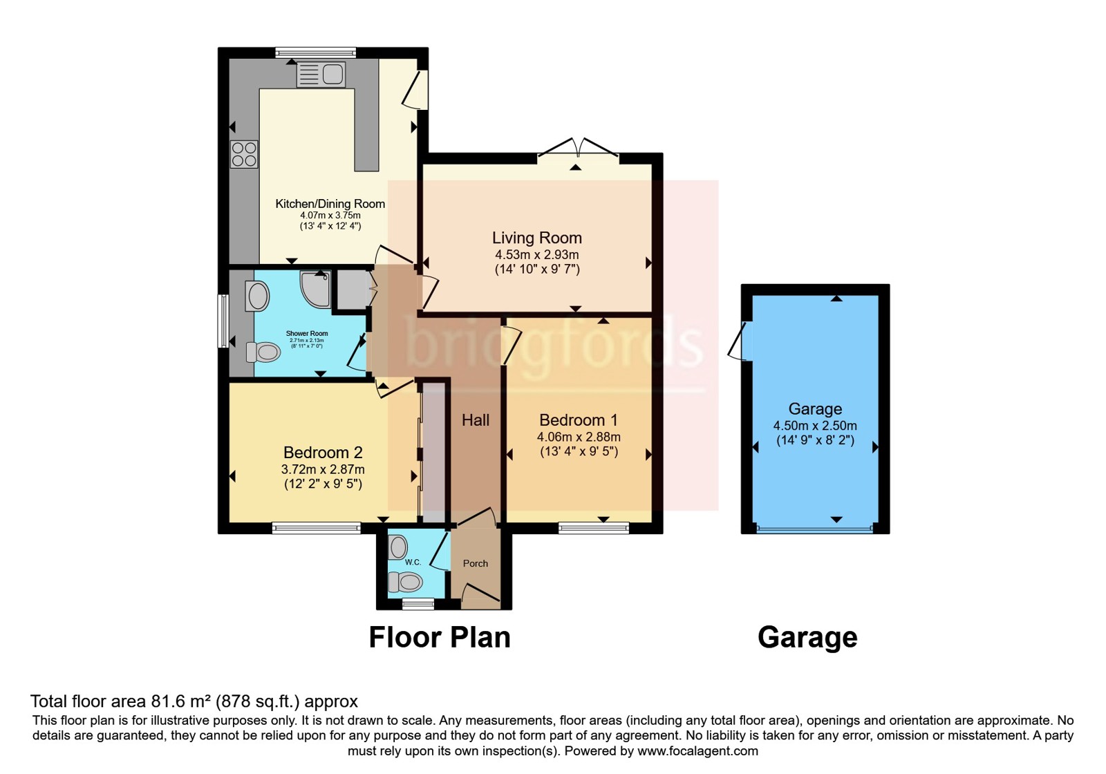 4, Garth Close, Staffordshire floorplan