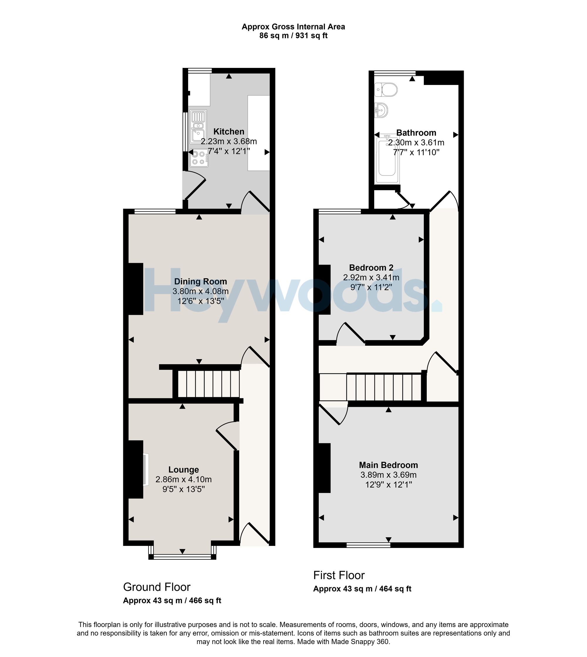 28 Lawson Terrace, Newcastle floorplan