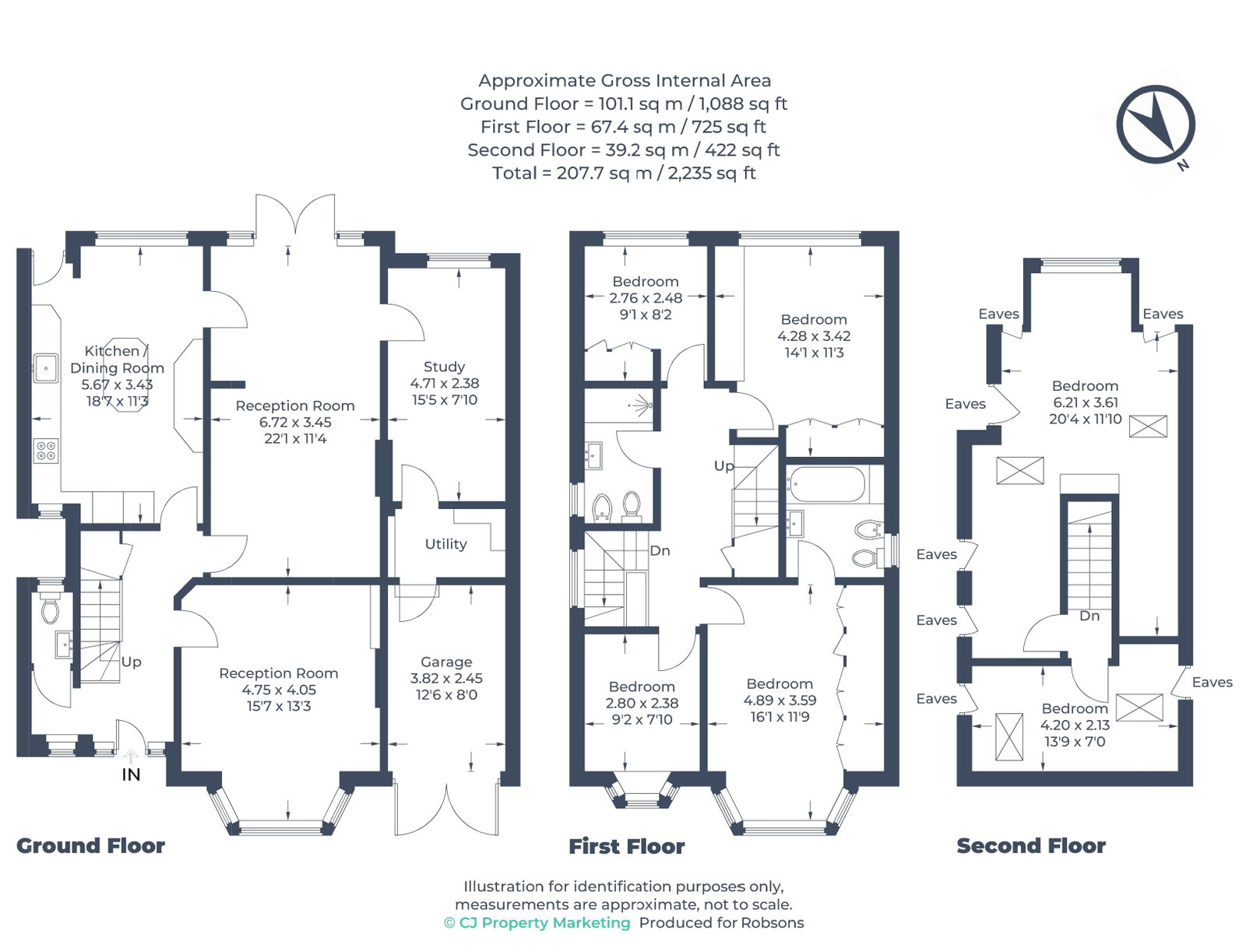 587, Rayners Lane, Pinner floorplan