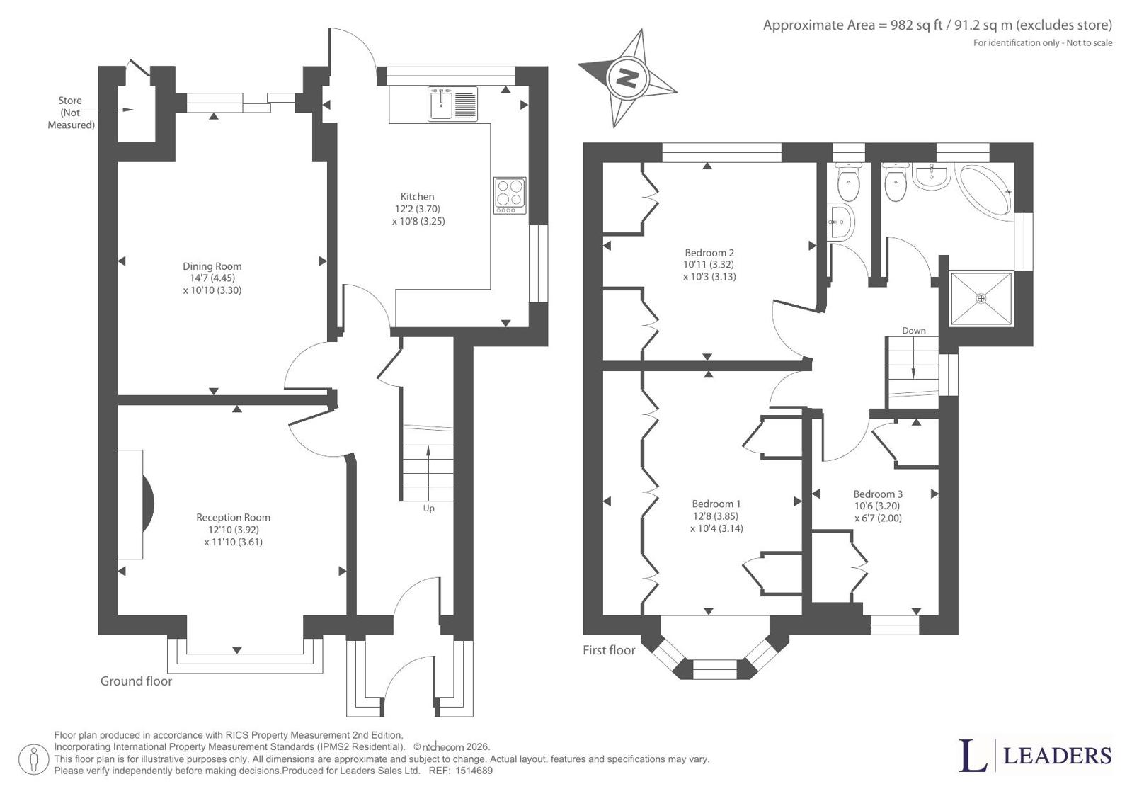 2, Seale Avenue, Manchester floorplan