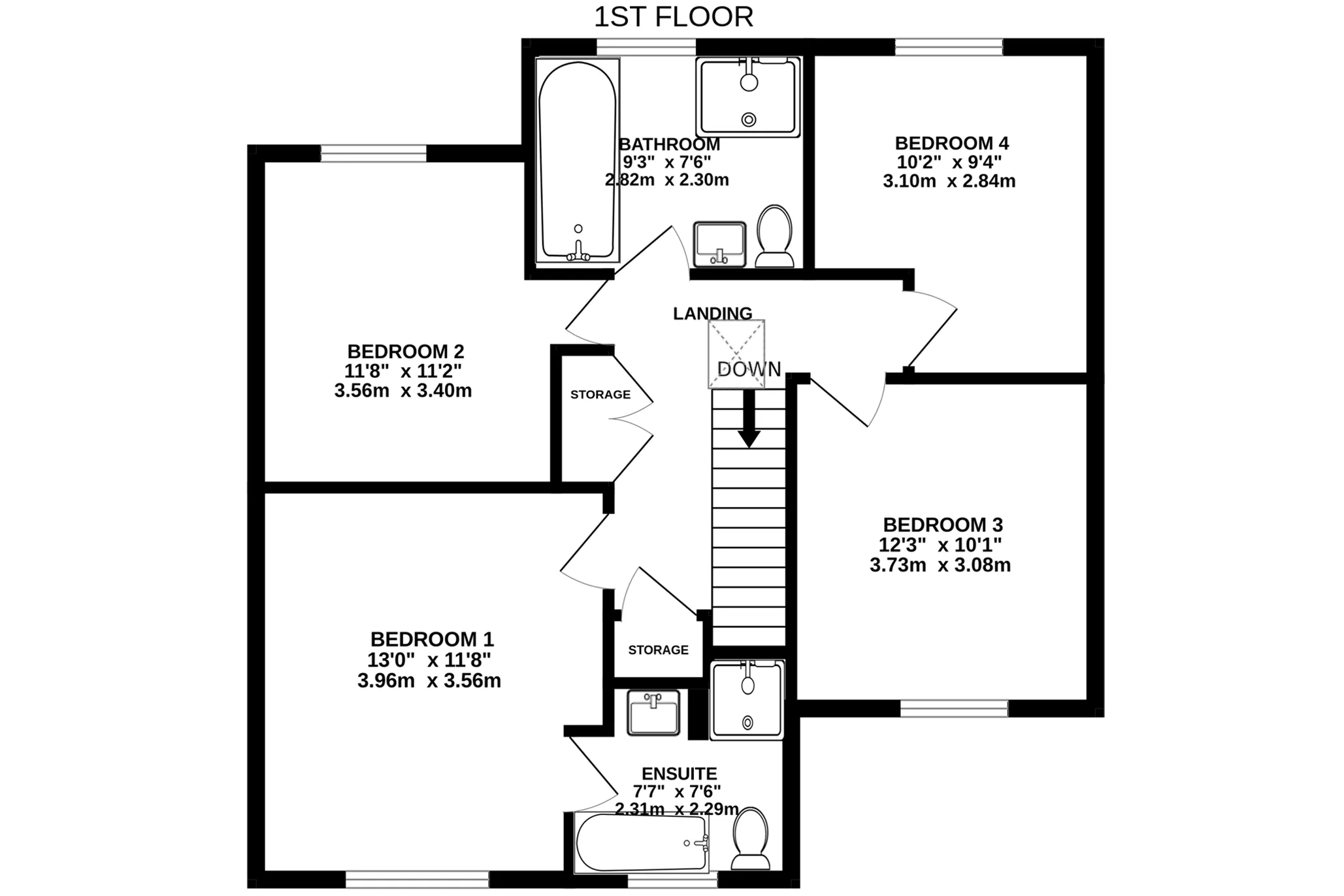 31, Gibbs Grove, Ramsey floorplan