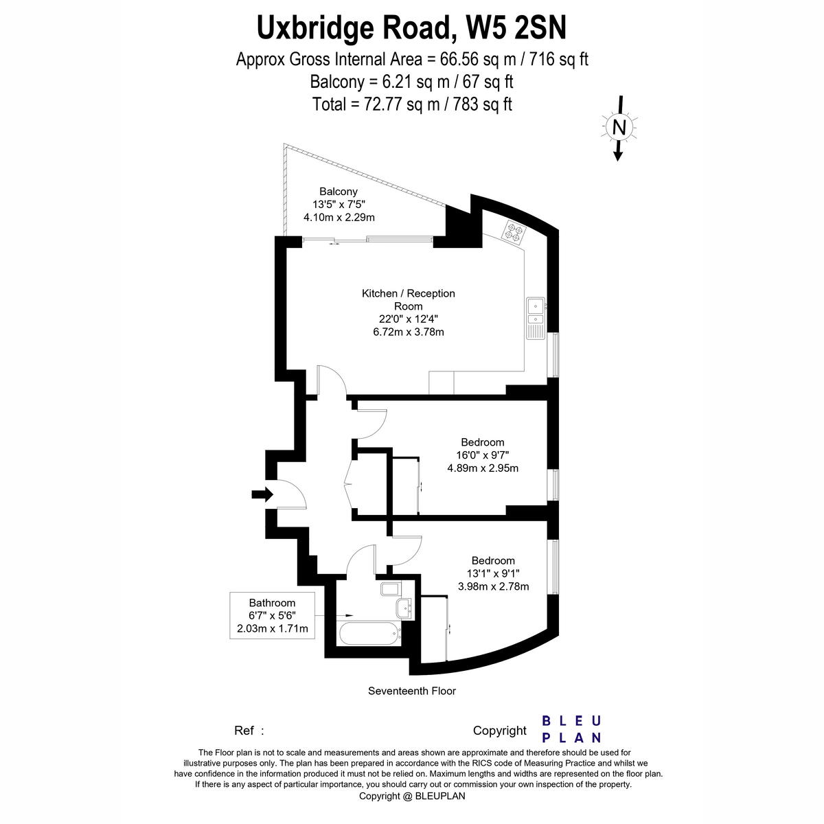 173 Arc Tower floorplan