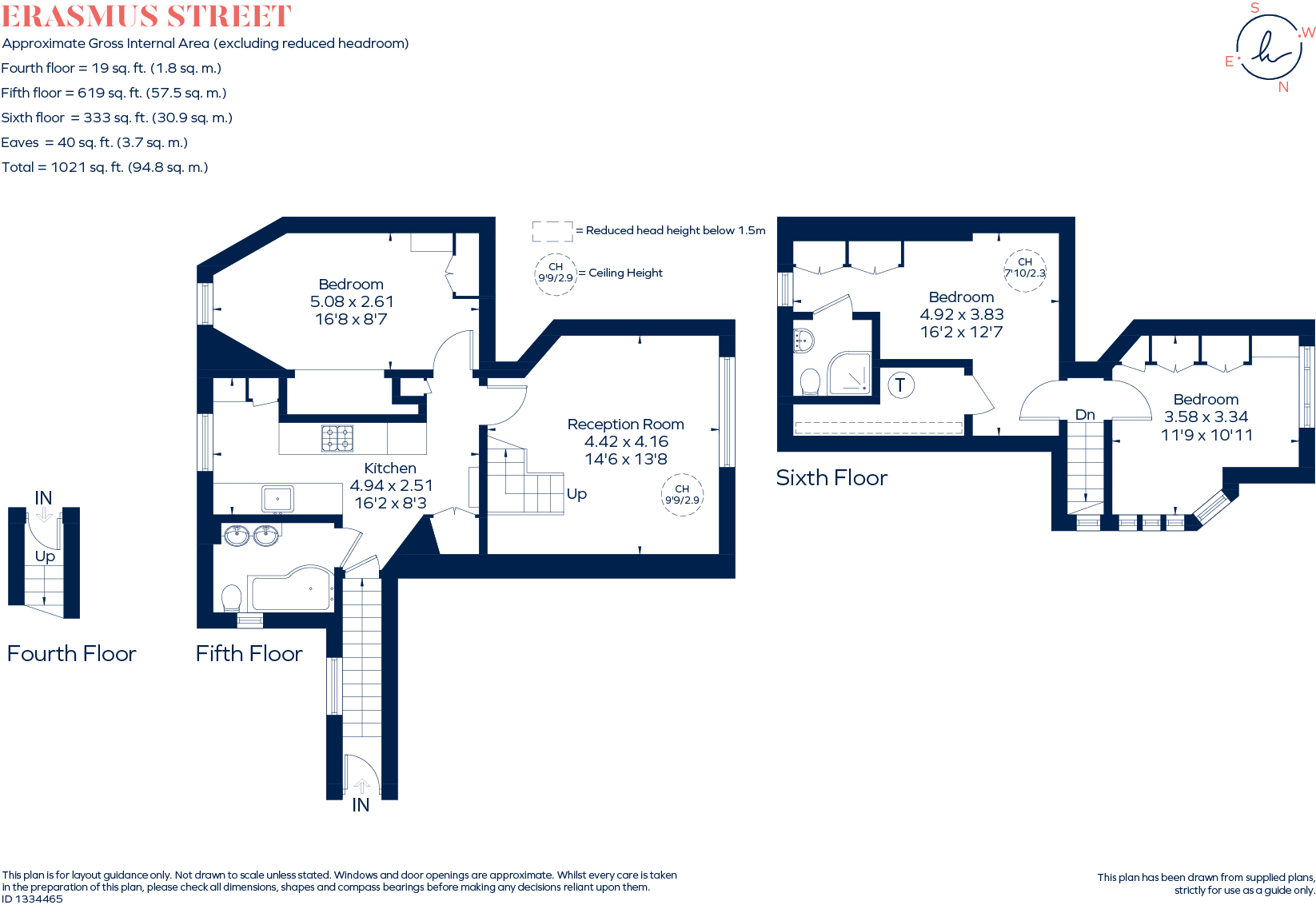 Flat 31, Hogarth House, Erasmus Street, London floorplan
