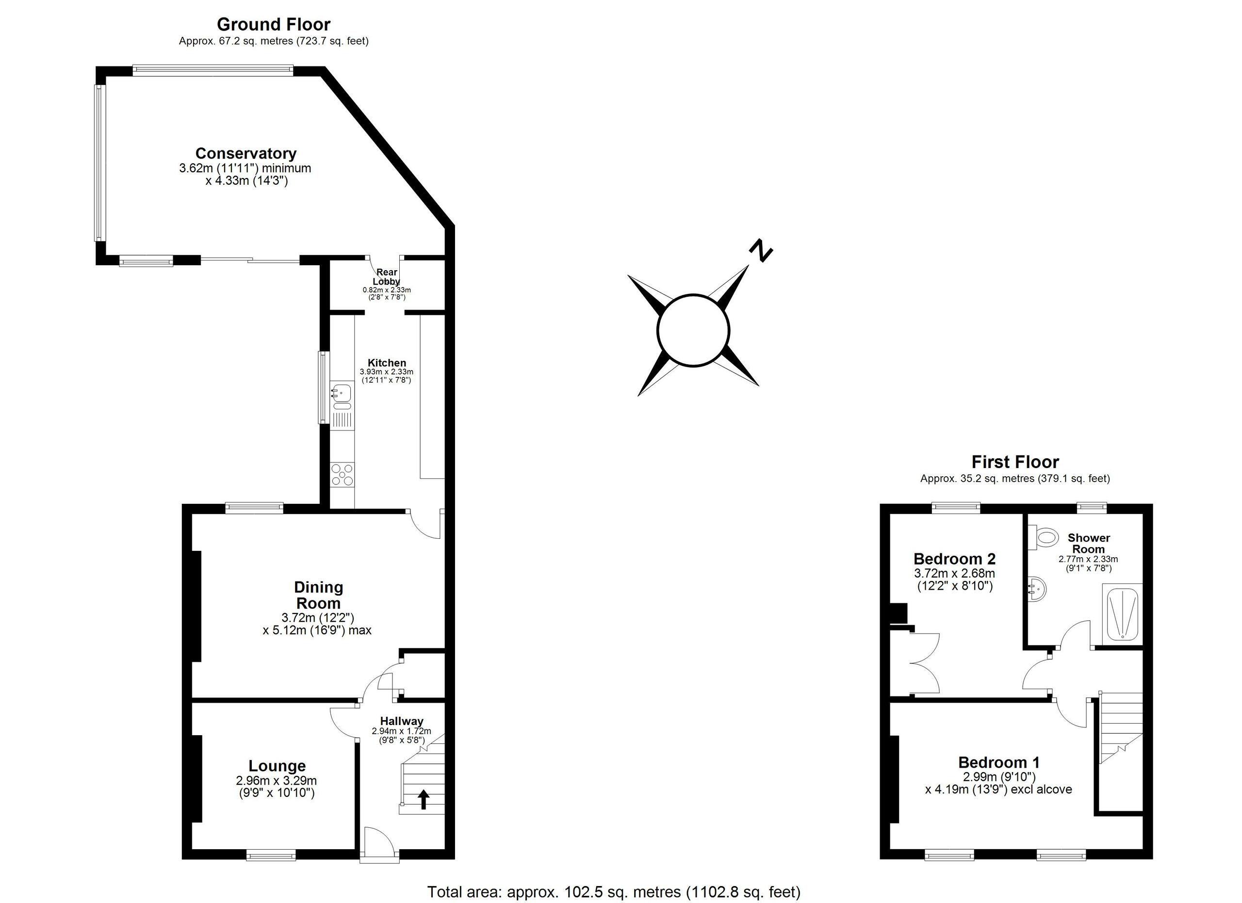 Brecon Road, Ystradgynlais, Swansea. SA9, 2 bedroom semidetached house