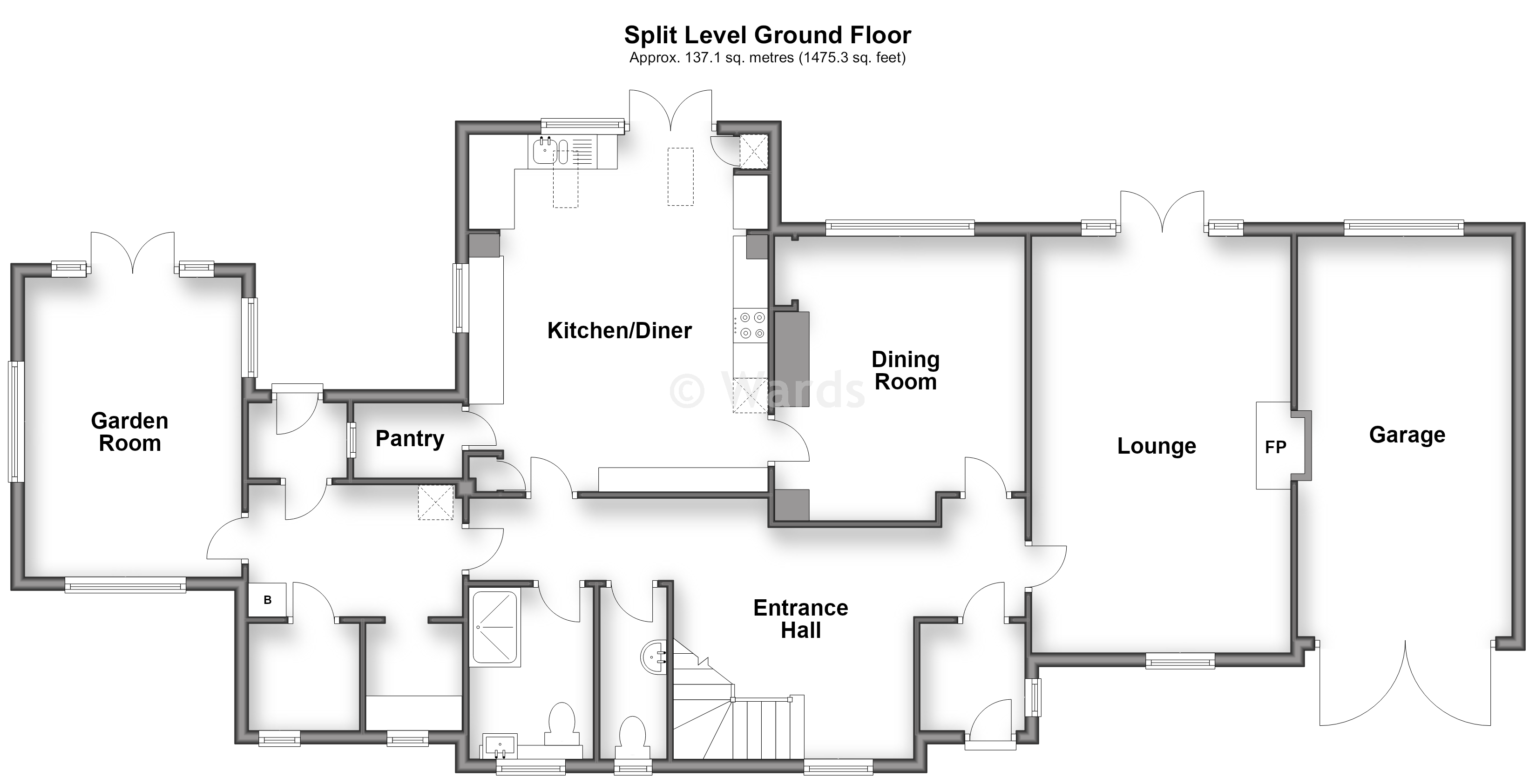 Dering Cottage, Church Road, New Romney floorplan