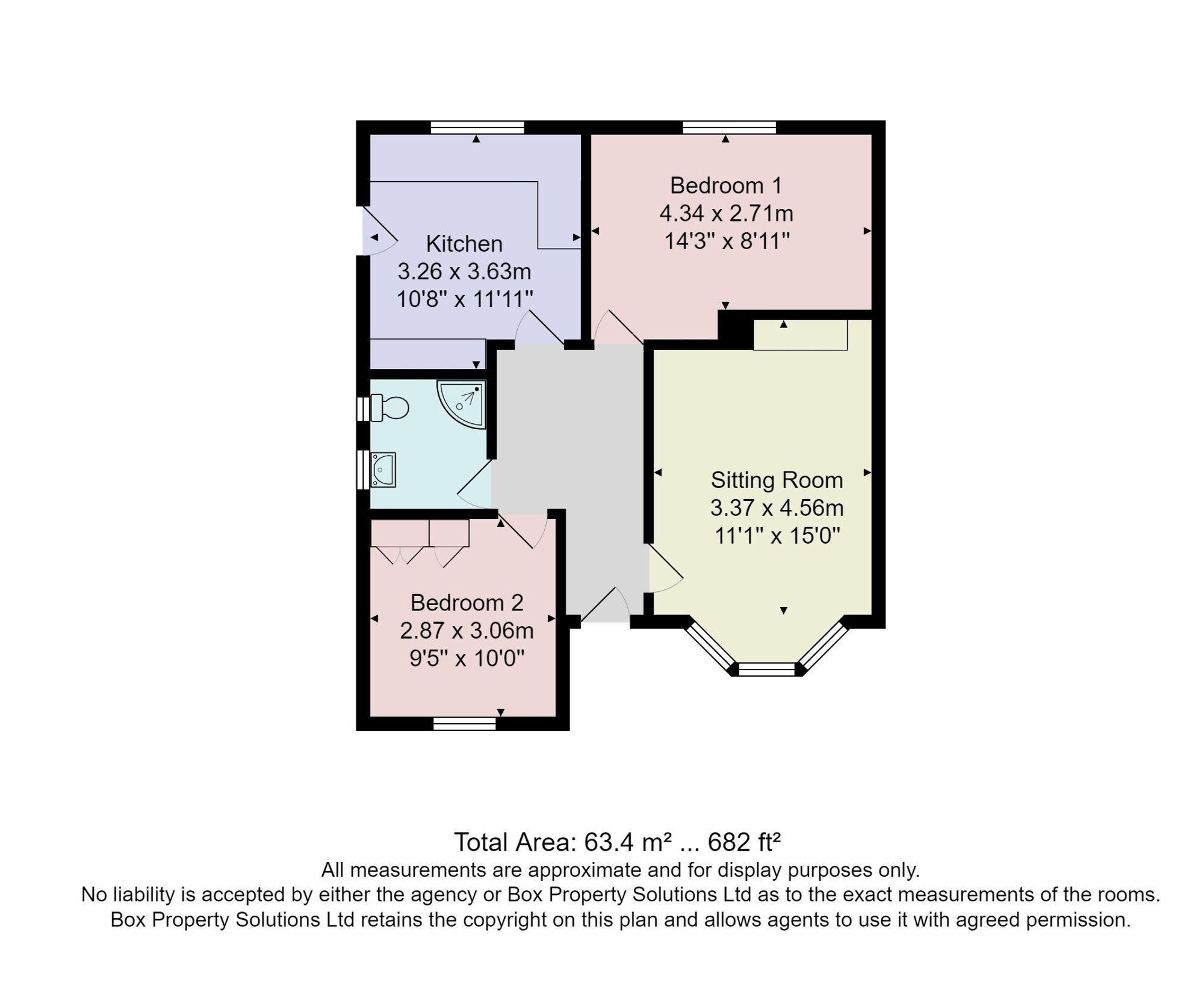9 Plompton Close, Harrogate floorplan