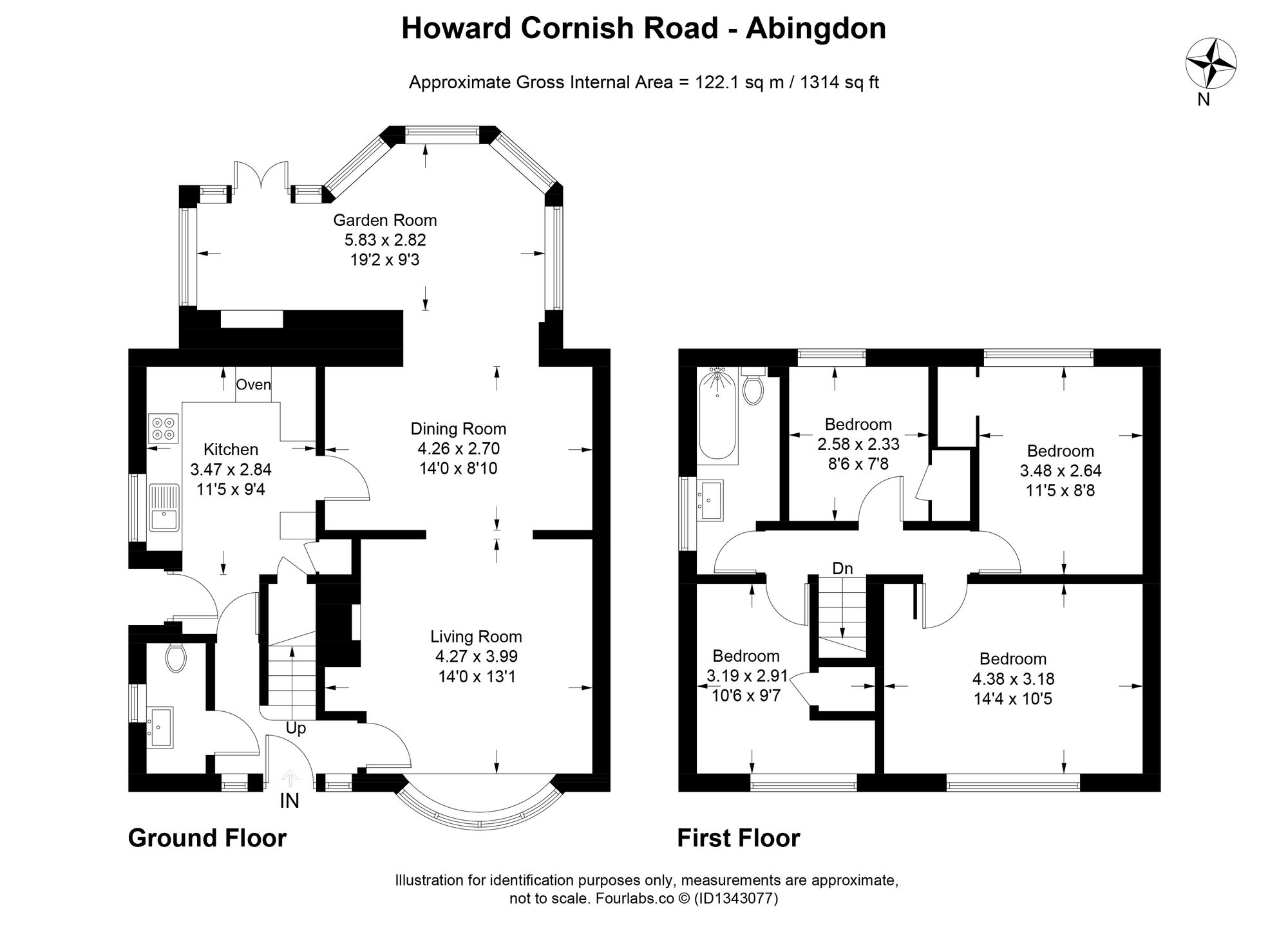 52 Howard Cornish Road, Abingdon floorplan