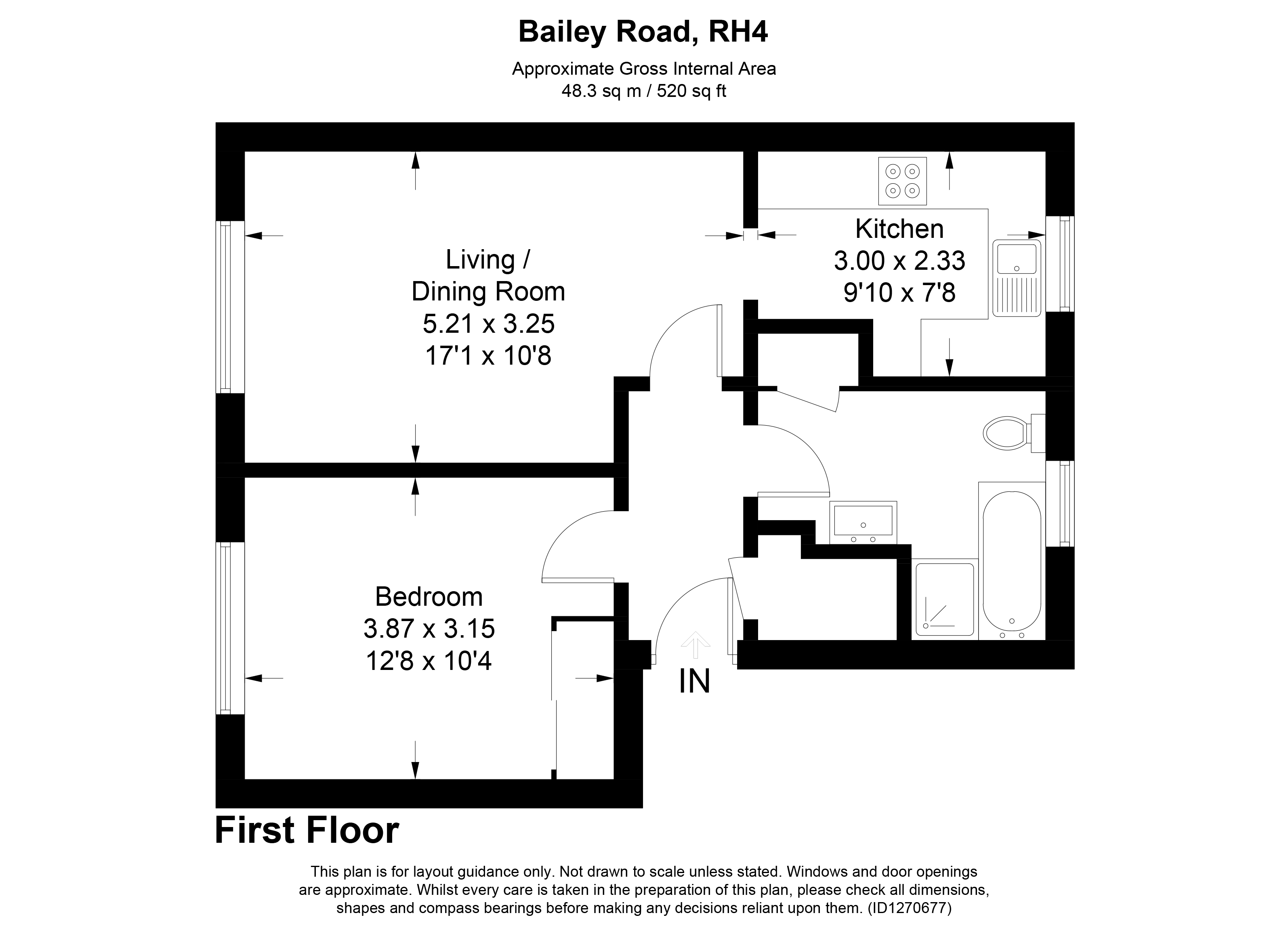 32, Bailey Road, Dorking floorplan