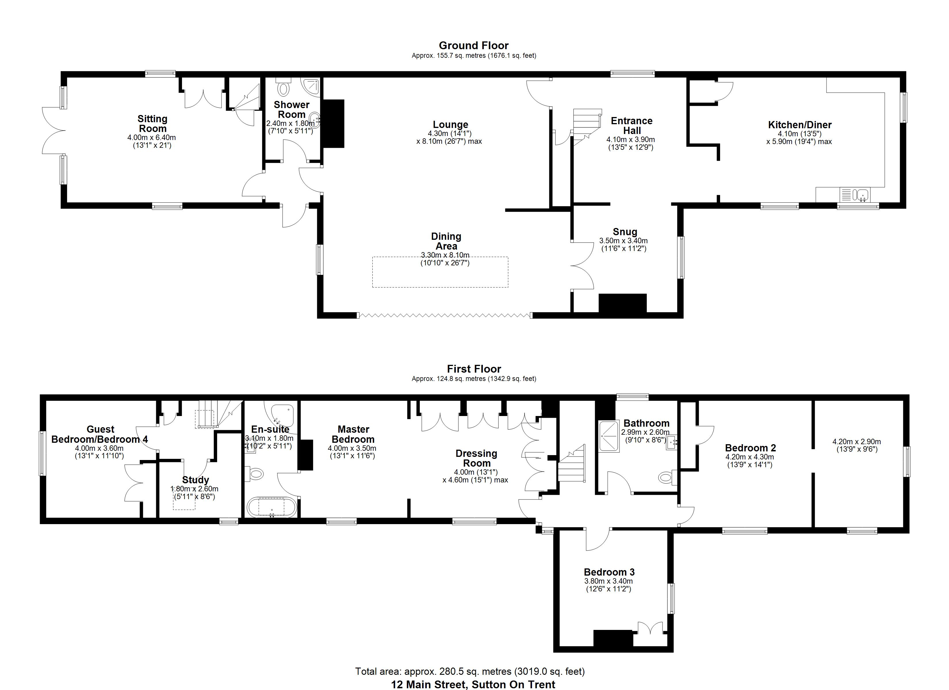 12, Main Street, Newark floorplan