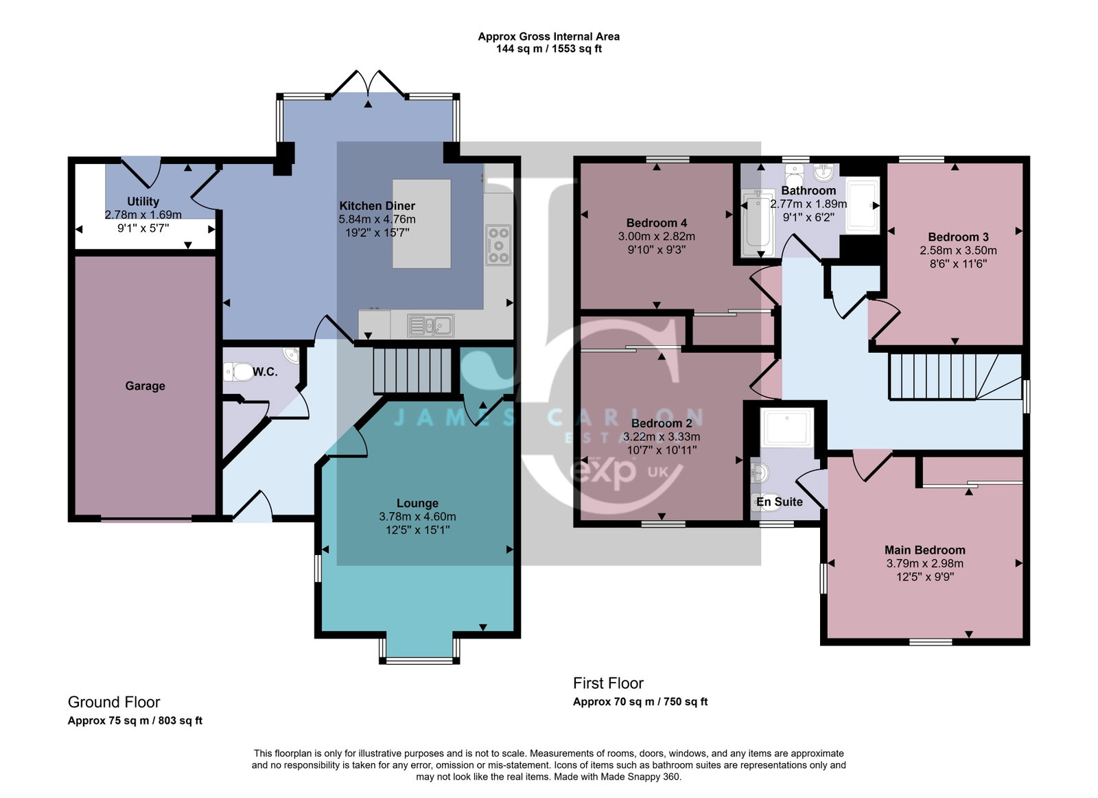 36, Wooding Drive, Telford floorplan