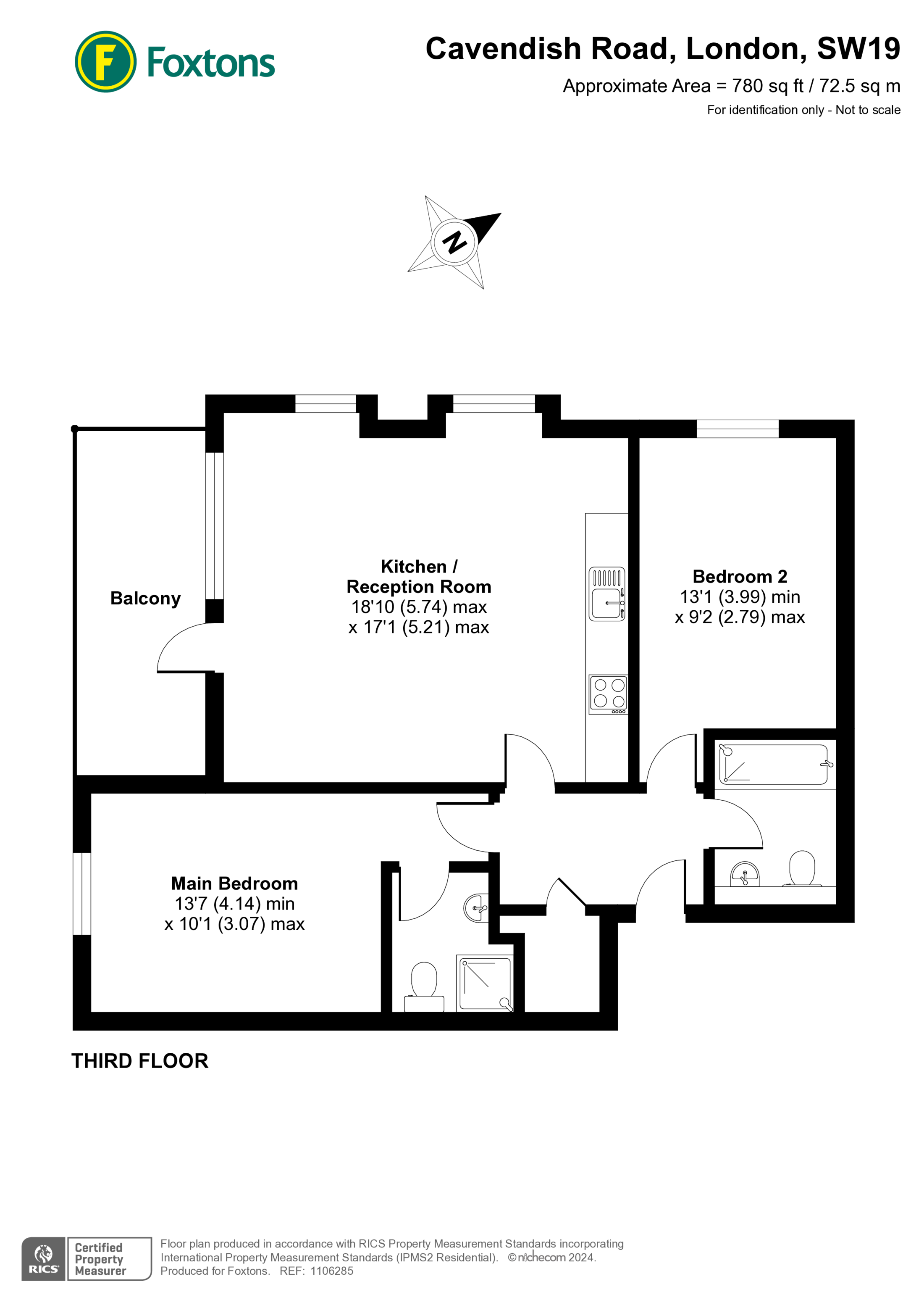 Cavendish Road, Colliers Wood floorplan
