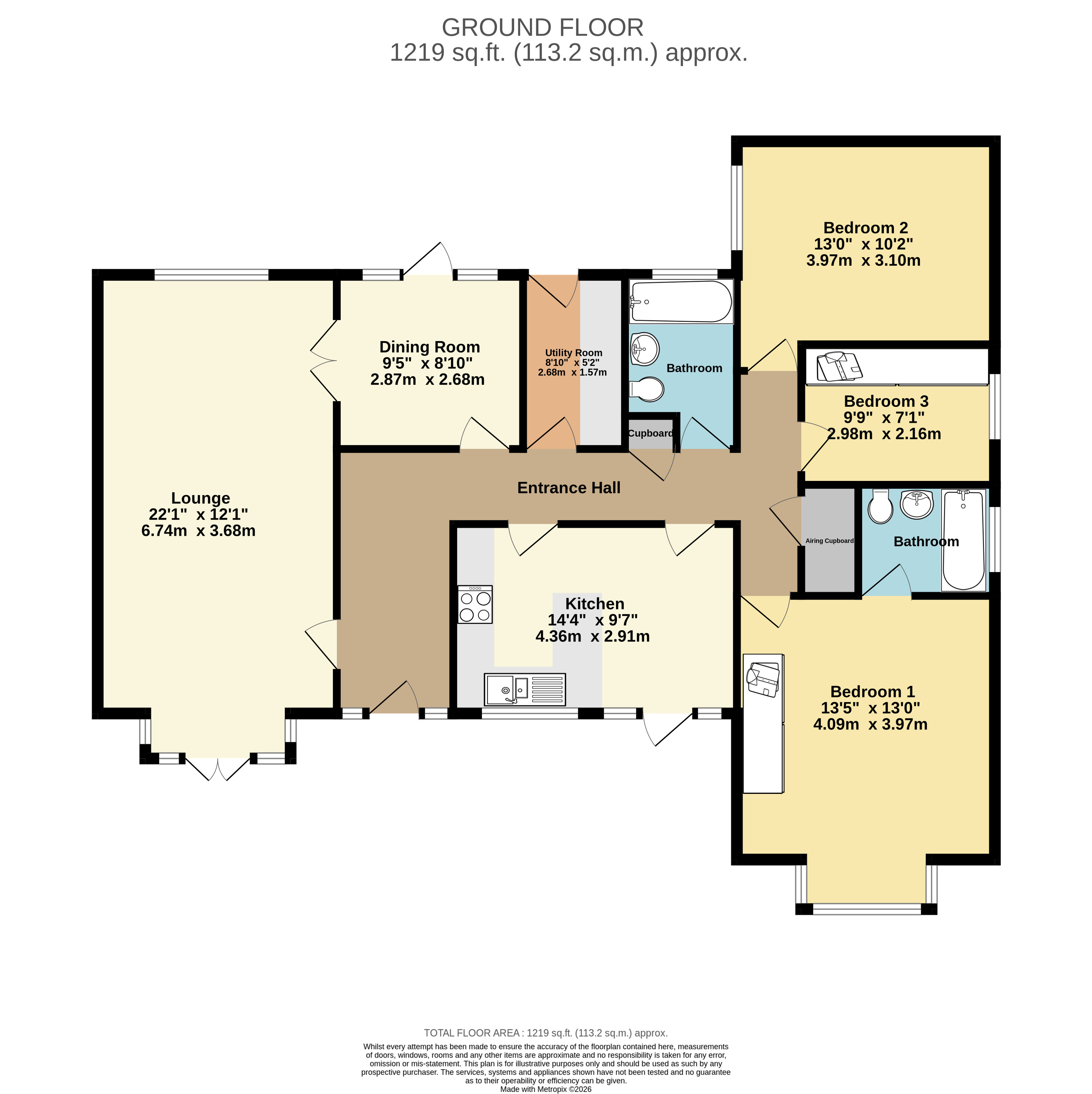 2, Pond Close, New Milton floorplan