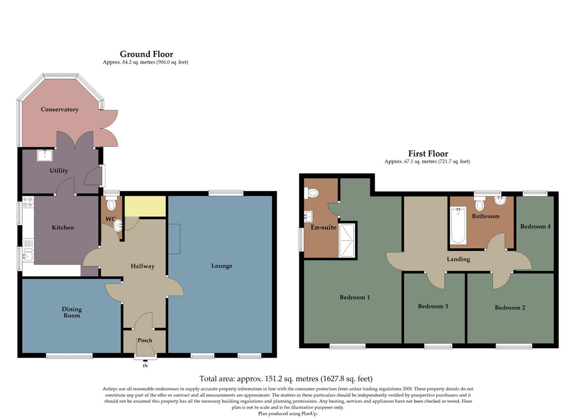 2, Llwynderw Close, Swansea floorplan