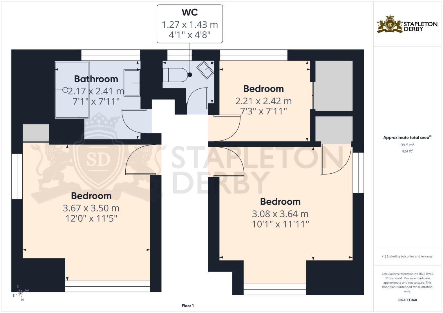 2, The Meadows, Prescot floorplan