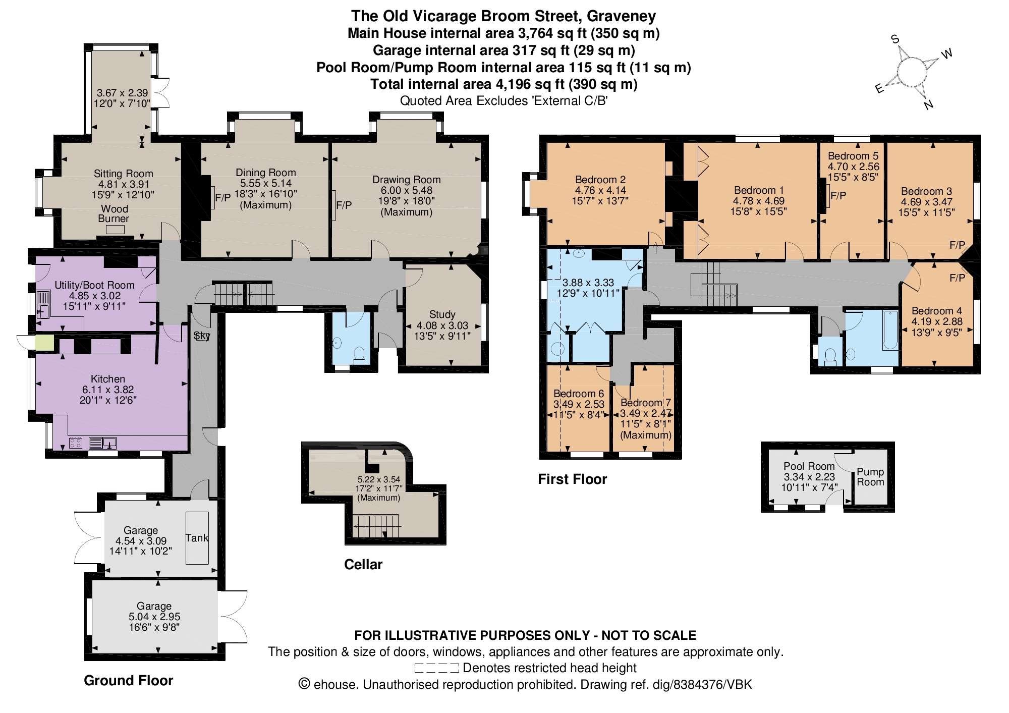 7 Bedrooms Detached house for sale in Broom Street, Graveney, Faversham, Kent ME13