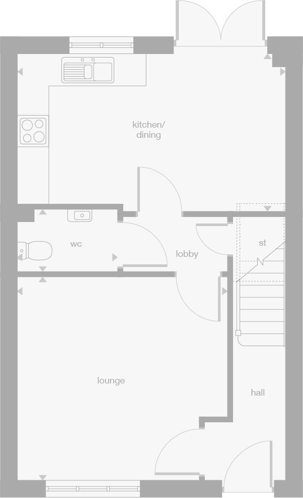 85, Abbotsford Road, Clydebank floorplan