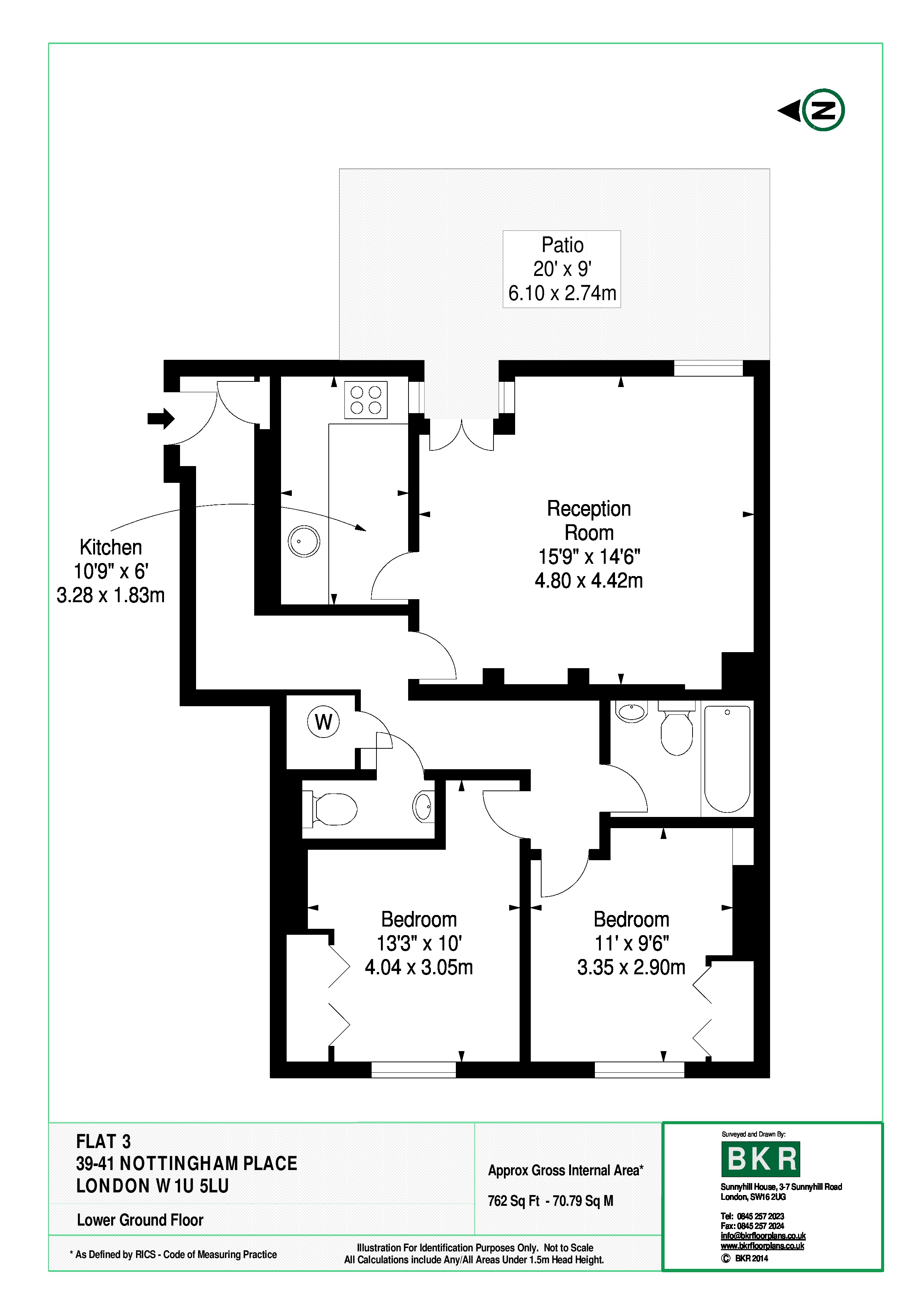 2 Bedrooms Flat to rent in Nottingham Place, Marylebone, London W1U