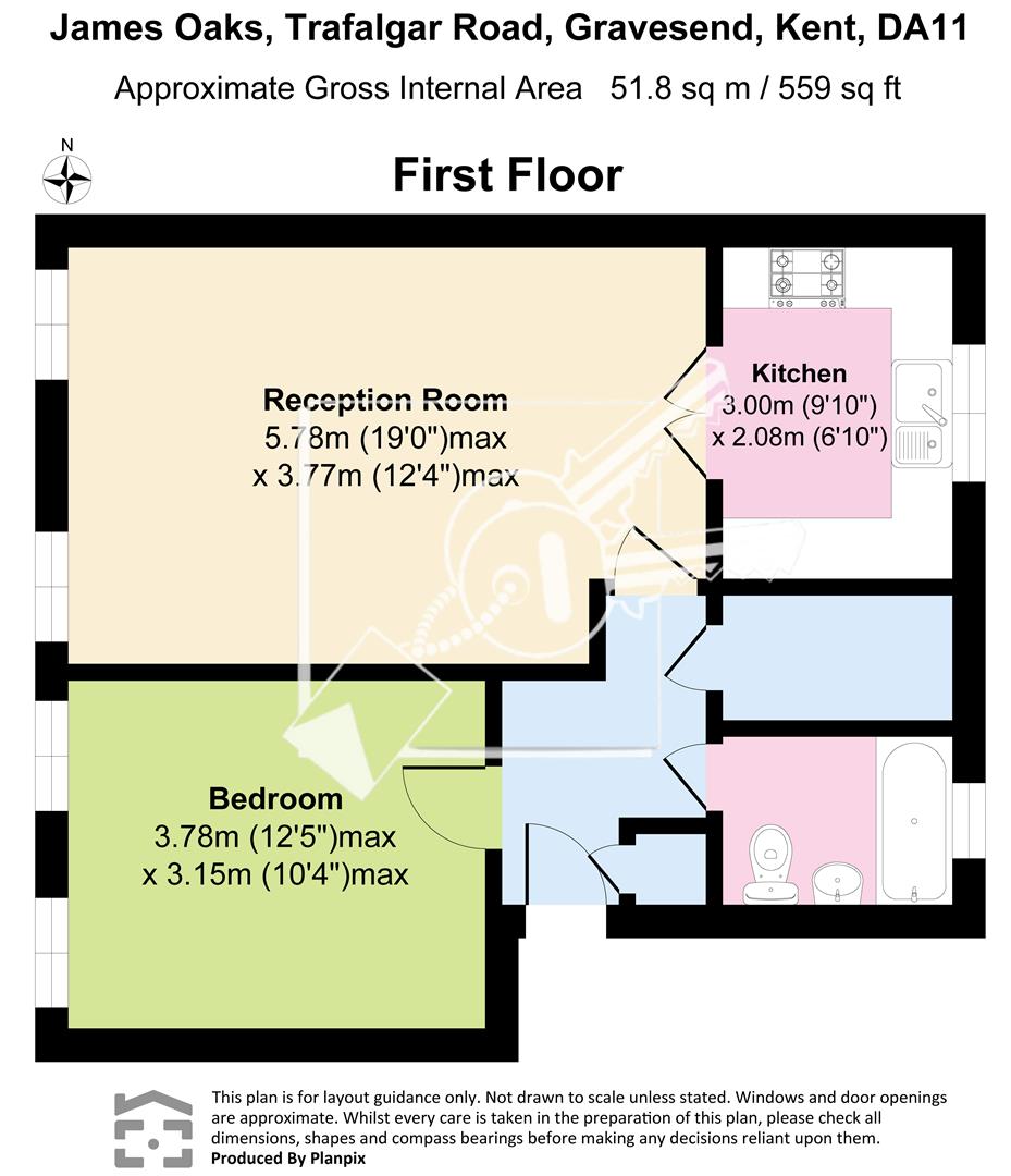 19, St. James's Oaks, Gravesend floorplan