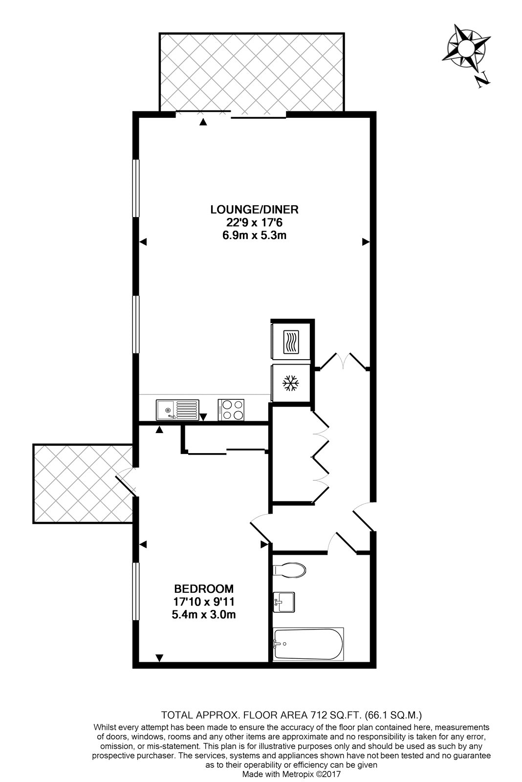 1 Bedrooms Flat to rent in Godwin House, Still Walk, London SE1