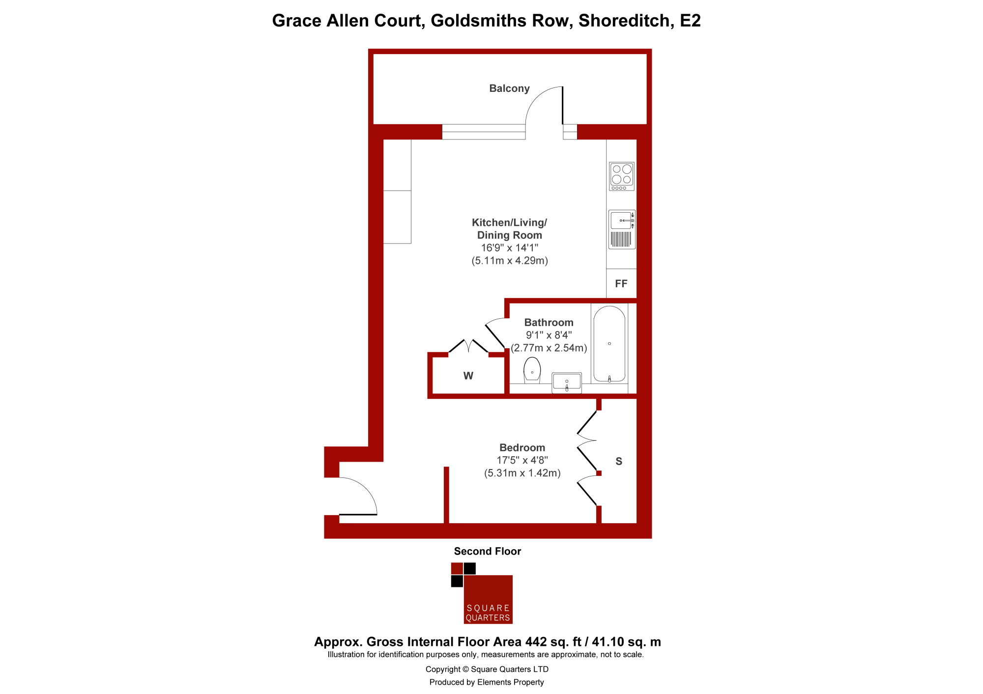 Mettle And Poise, Shoreditch floorplan