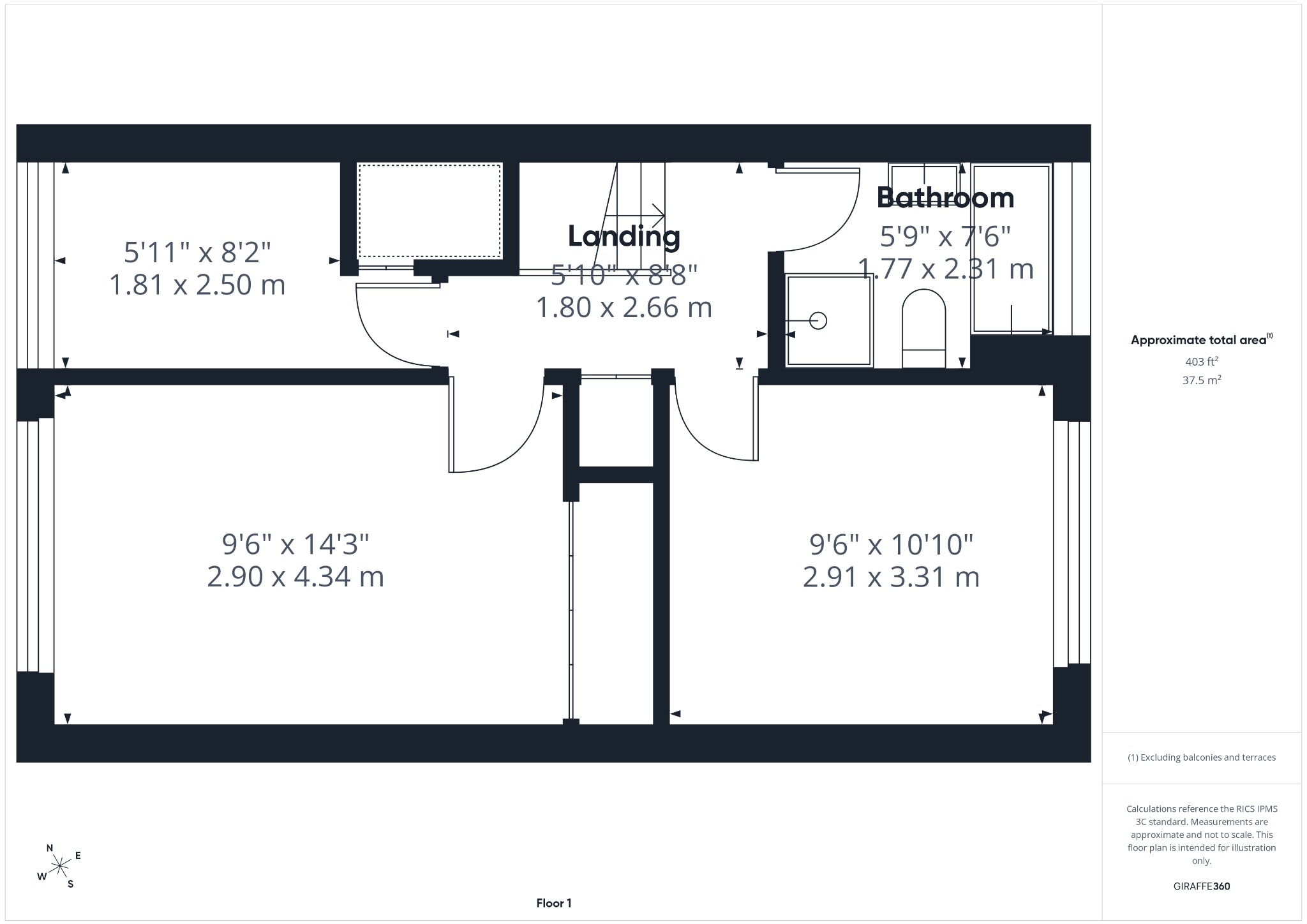 Bardolph Avenue, Surrey floorplan
