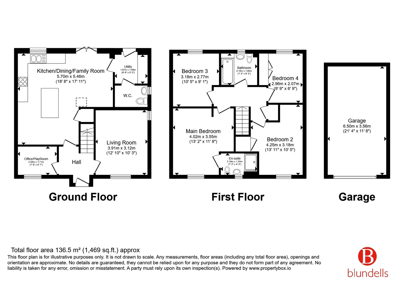 39, Haydn Griffiths Way, Doncaster floorplan
