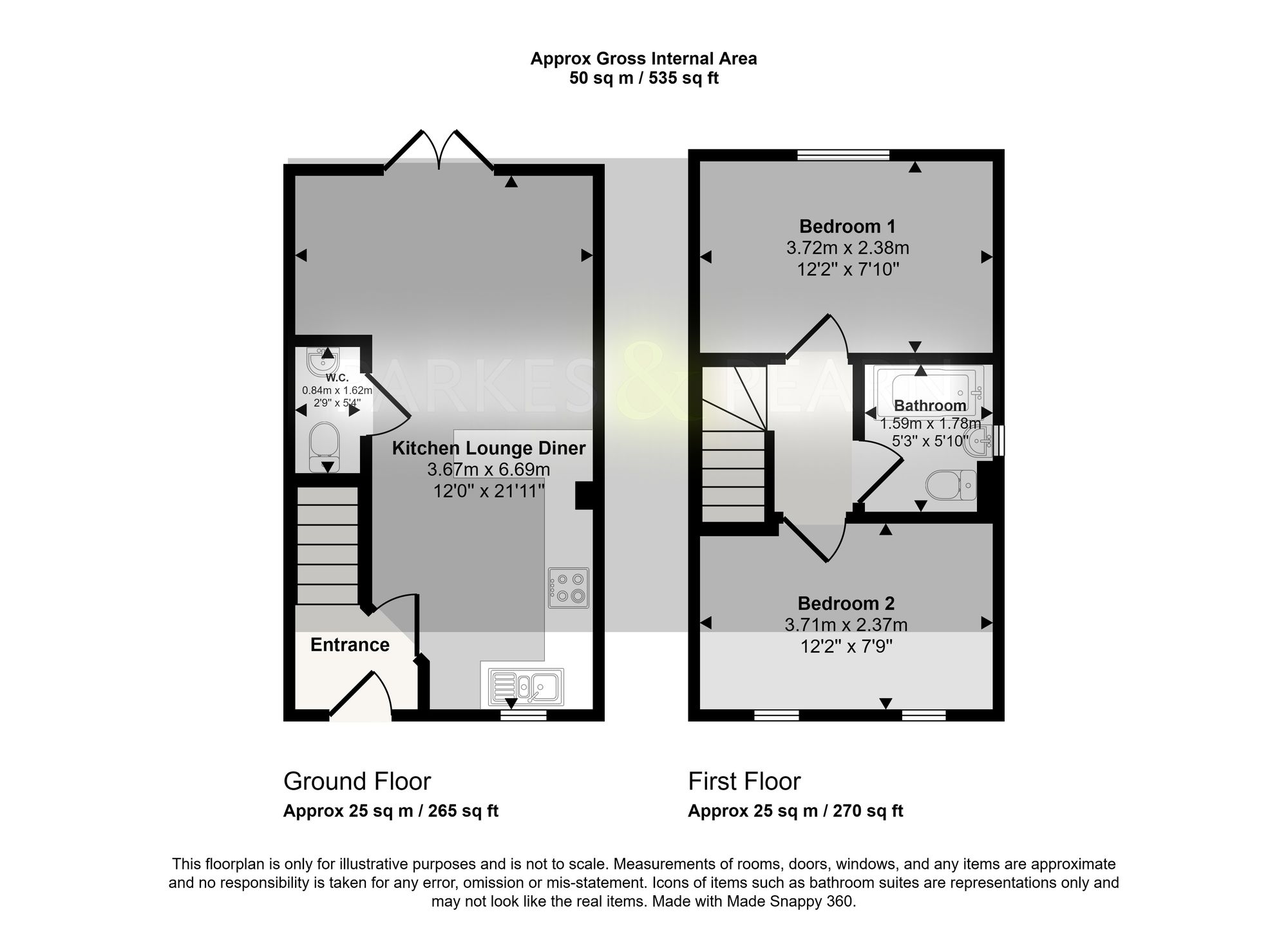 4 Elvan Walk, Liskeard floorplan
