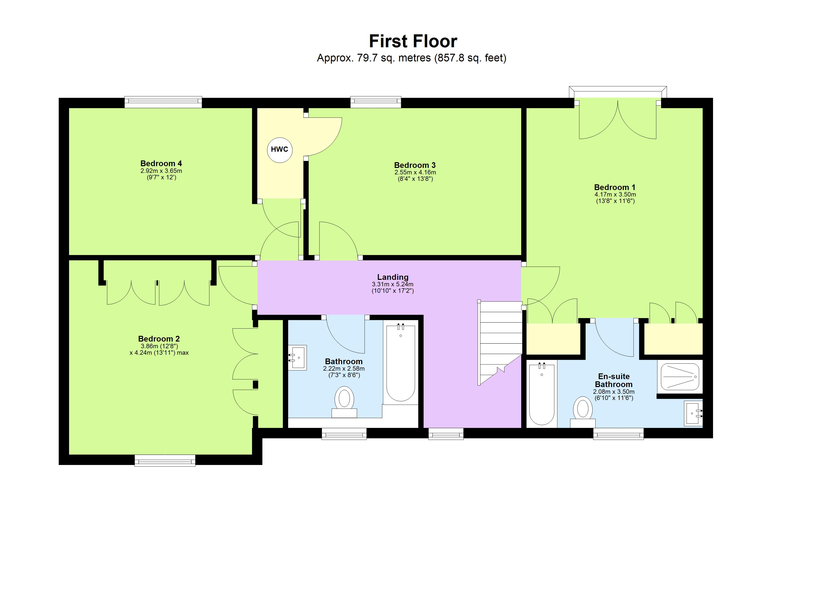 1, Hazeldene, Northall floorplan