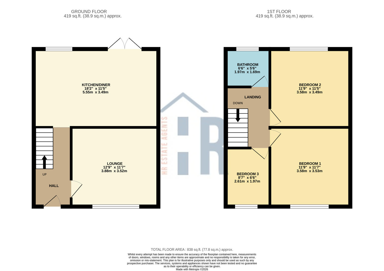 191, Rotherham Road, Coventry floorplan