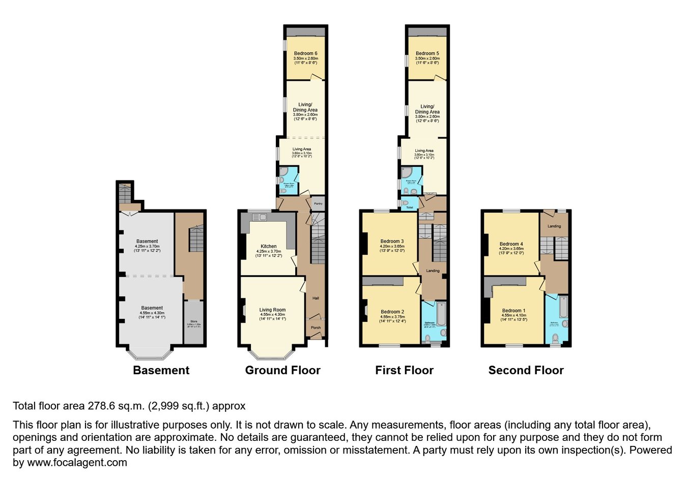 9, Evington Road, Leicester floorplan