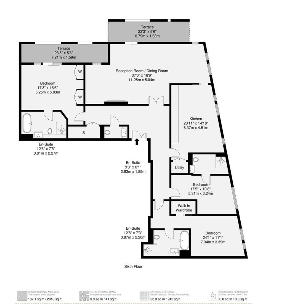 65, Strand , London floorplan
