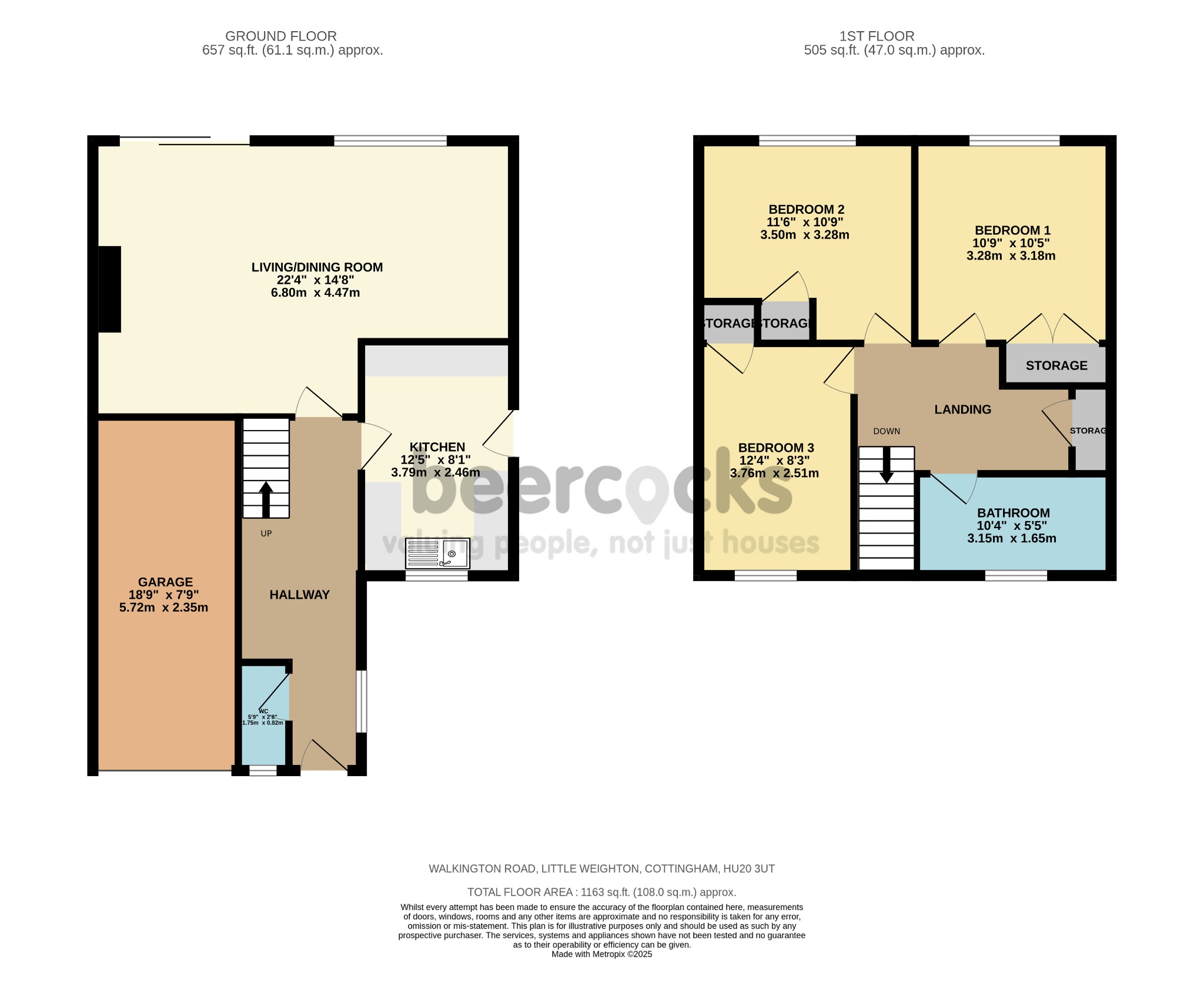 12, Walkington Road, Cottingham floorplan