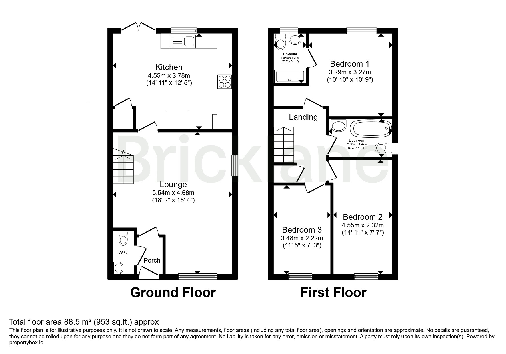 3, Tangmere Road, HAILSHAM floorplan